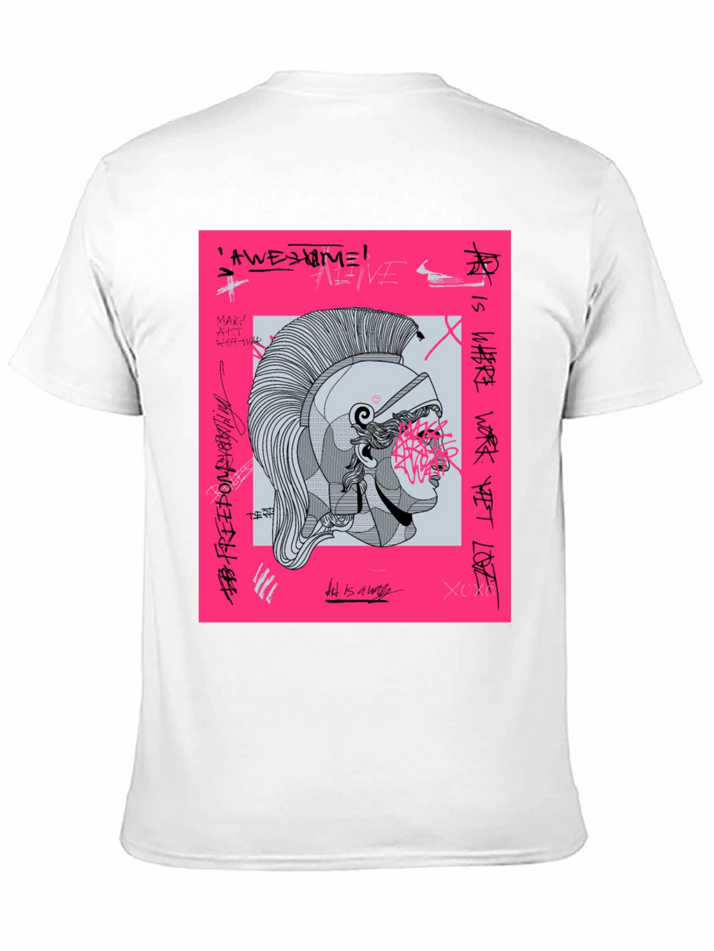 Graphic Print Tee - Ancient Warrior