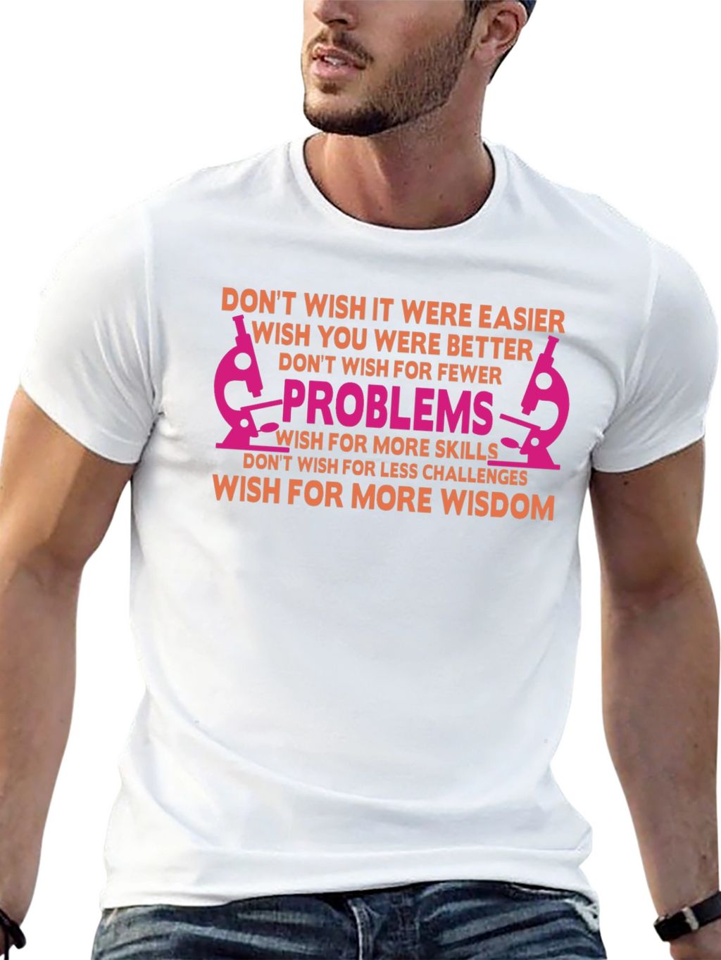 Wisdom Motivational Graphic T-Shirt