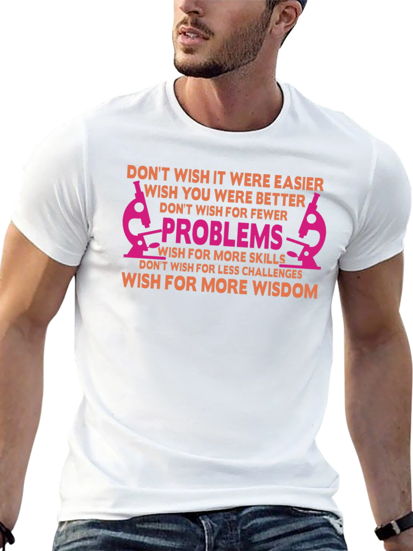 Wisdom Motivational Graphic T-Shirt