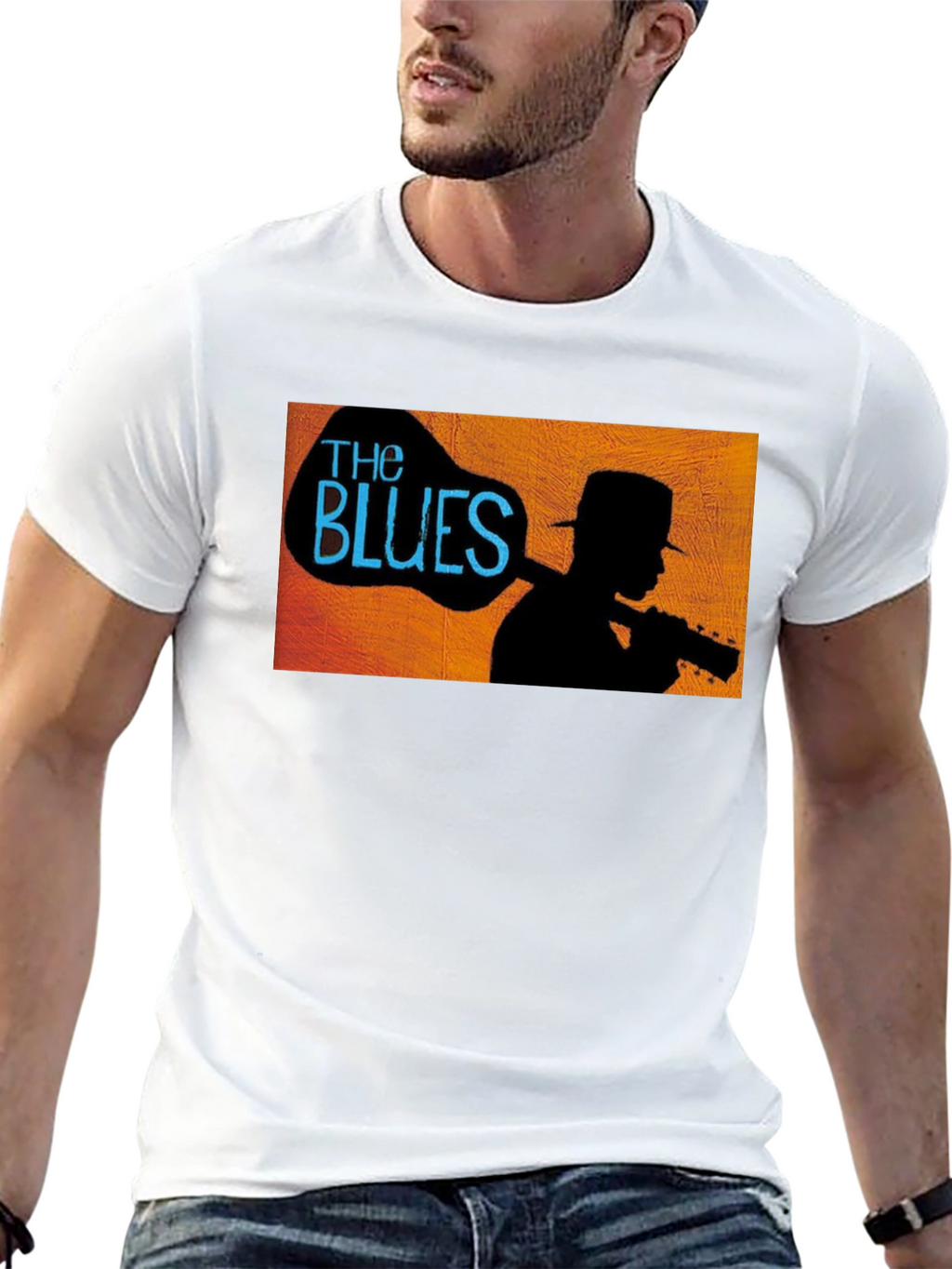 The Blues Silhouette Graphic Tee - Black