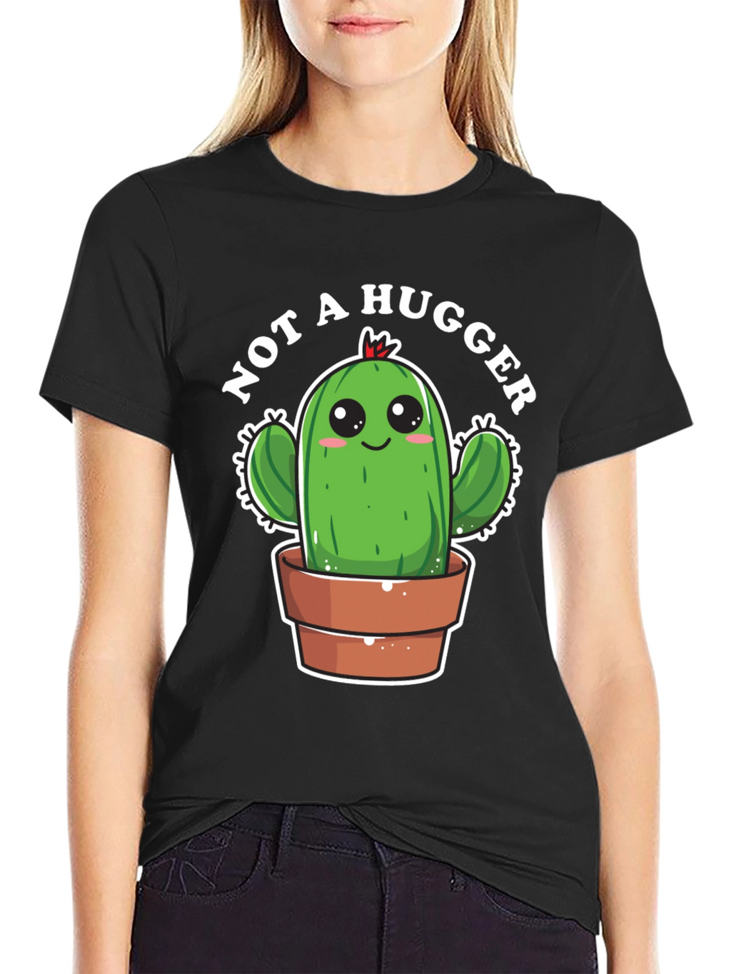 Not A Hugger Cactus T-Shirt