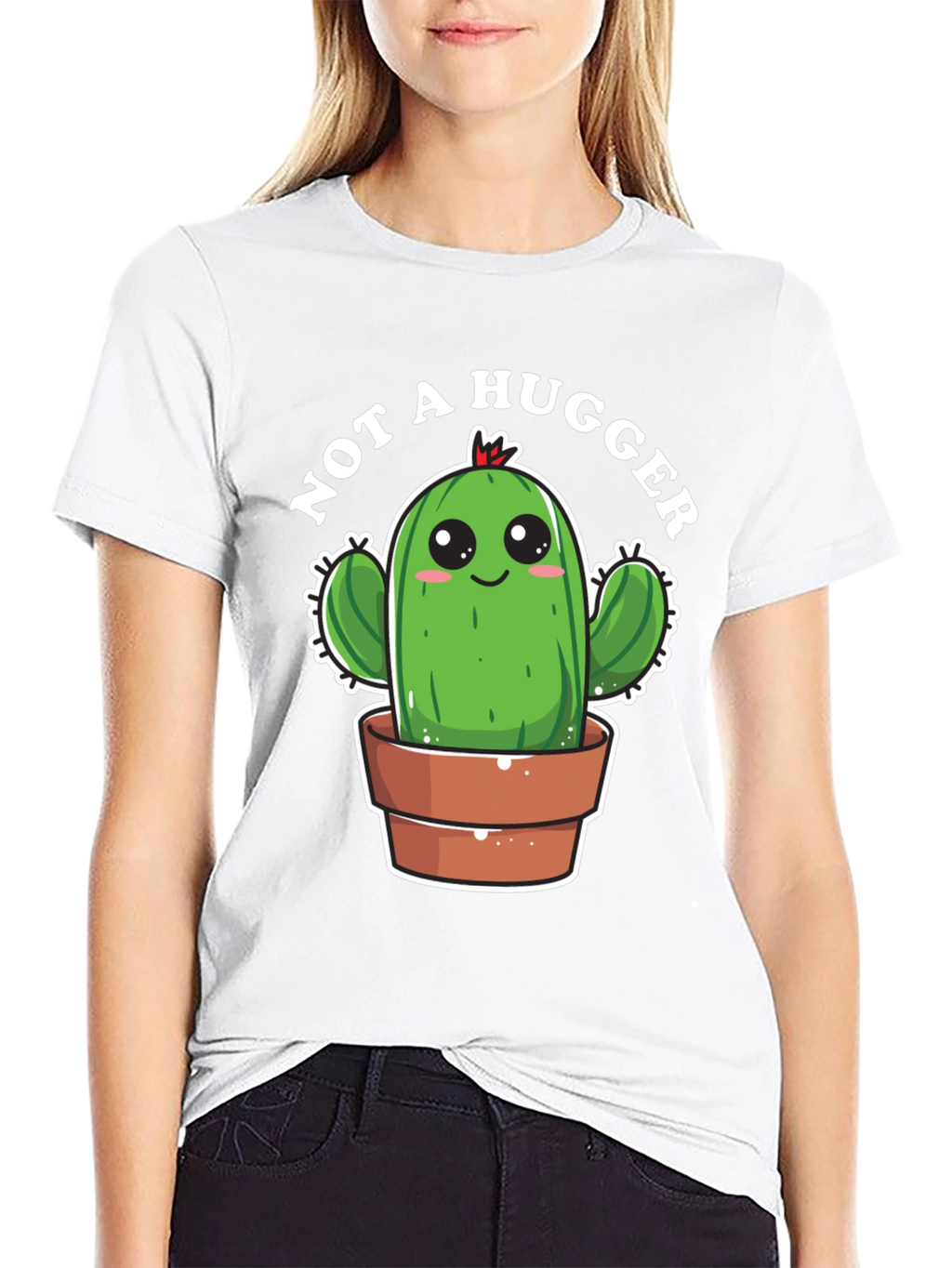 Not A Hugger Cactus T-Shirt