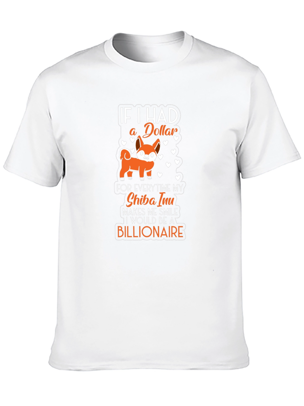 Shiba Inu Billionaire T-Shirt - Dog Lover Gift