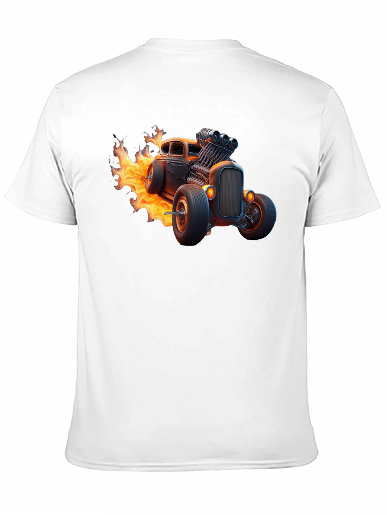 Flame Hot Rod Graphic T-Shirt