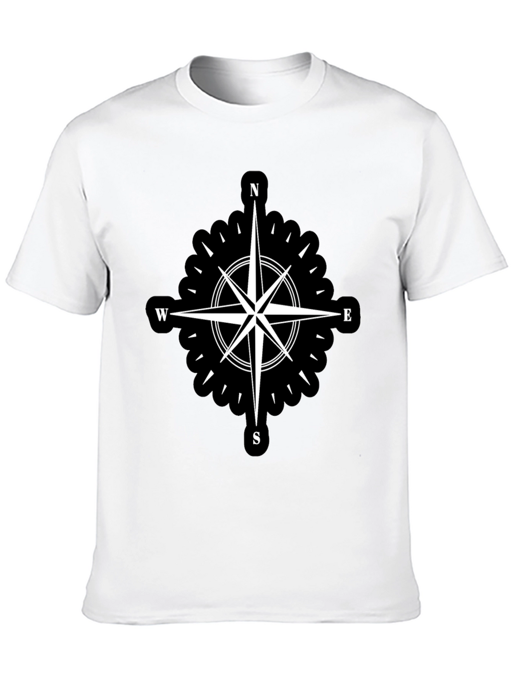 Compass Rose Black T-Shirt