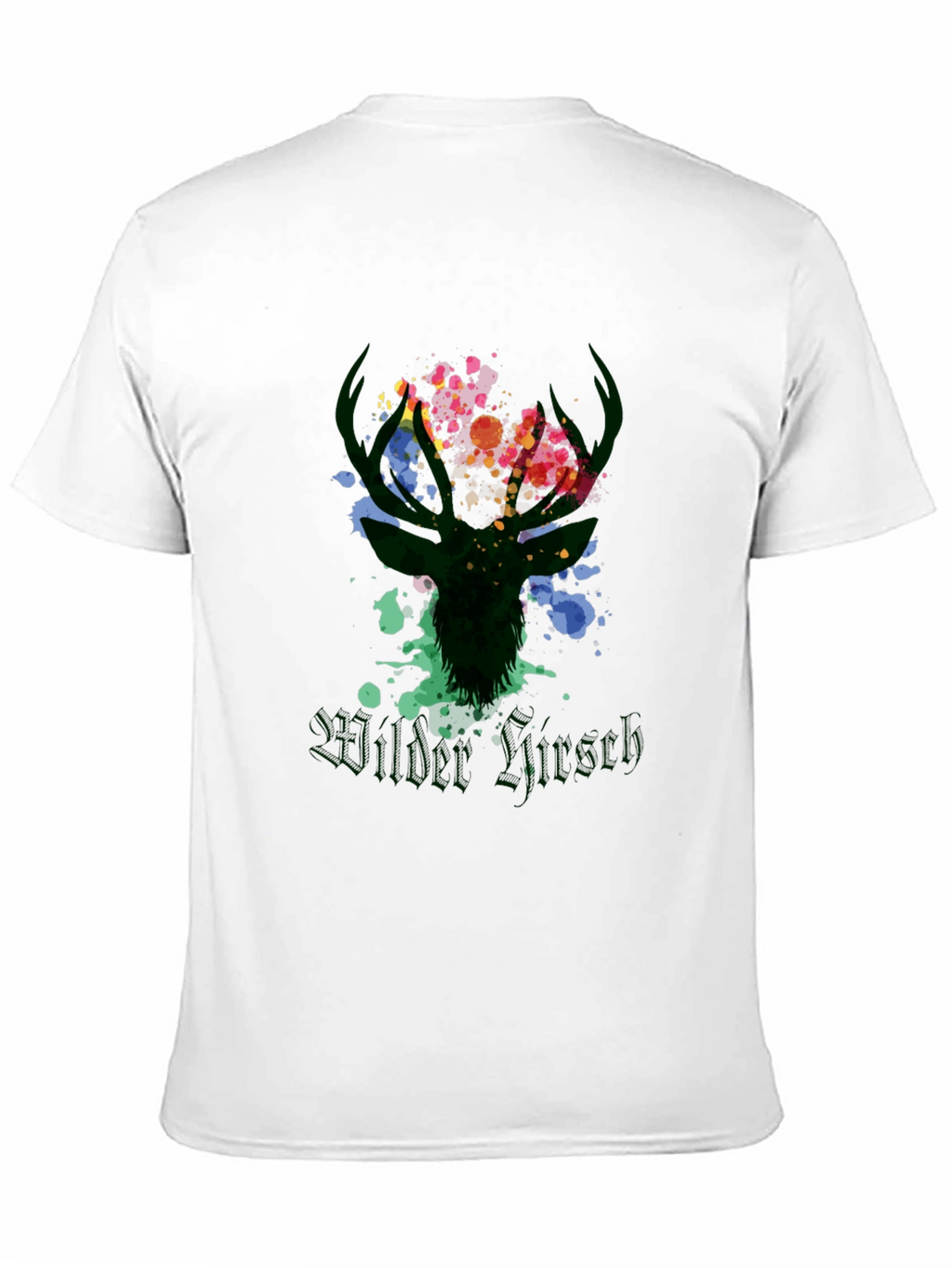Wilder Hirsch Graphic Tee - Stylish Mens Black T-Shirt