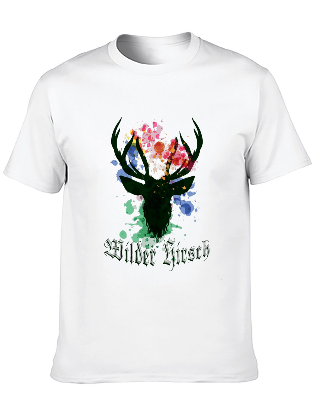 Wilder Hirsch Graphic Tee - Stylish Mens Black T-Shirt