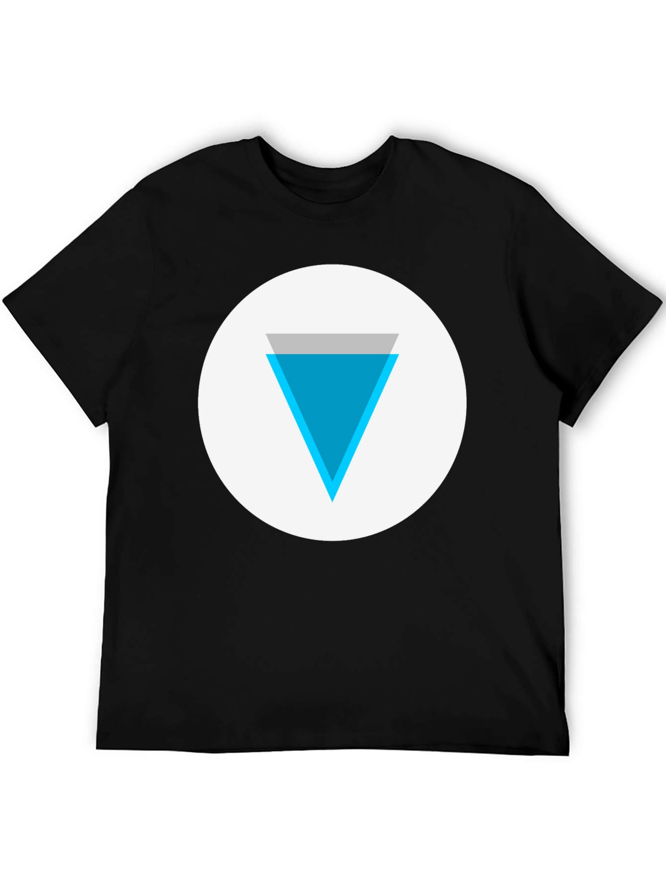 Modern Graphic Tee - Inverted Triangle Design