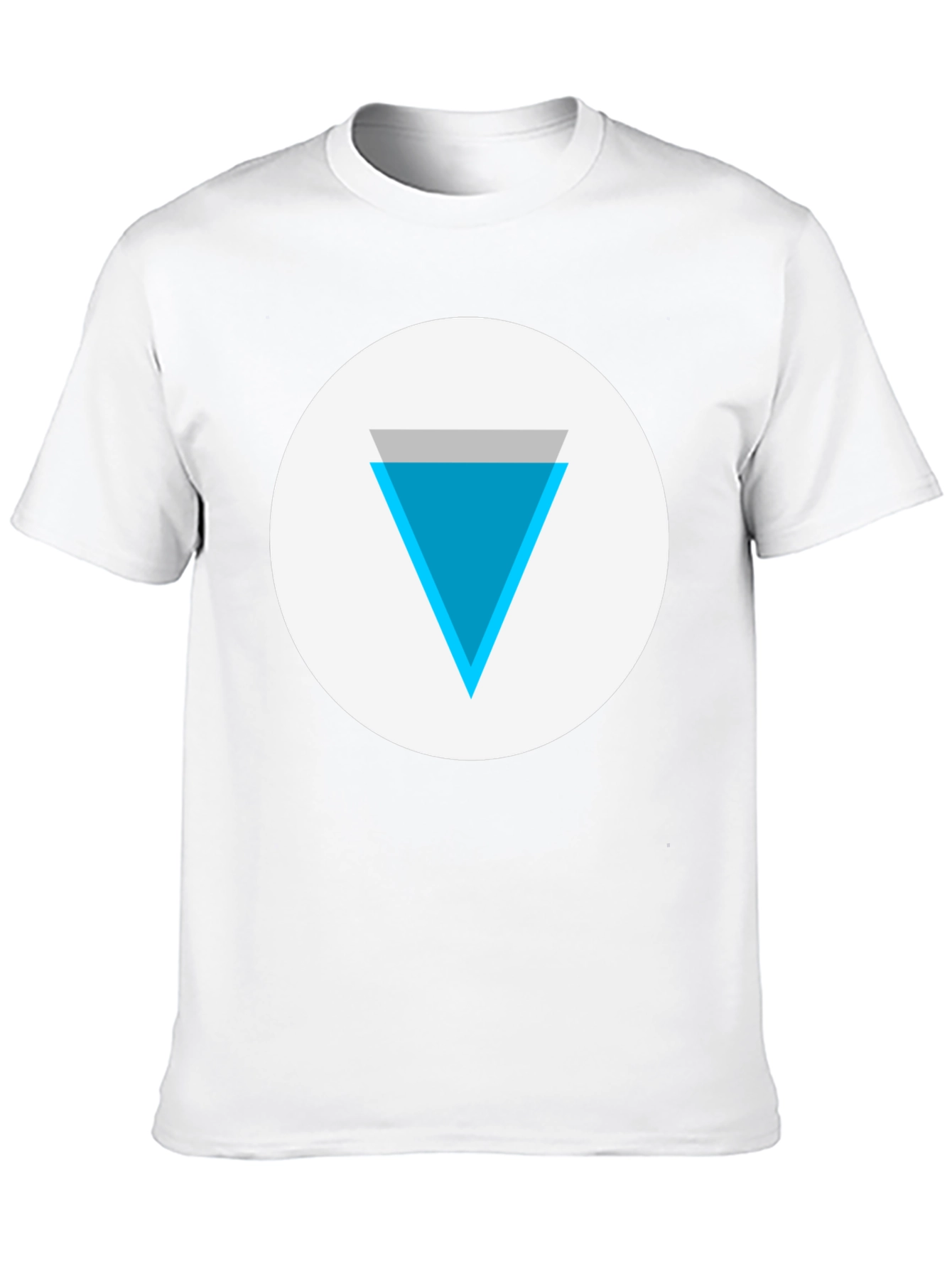 Modern Graphic Tee - Inverted Triangle Design