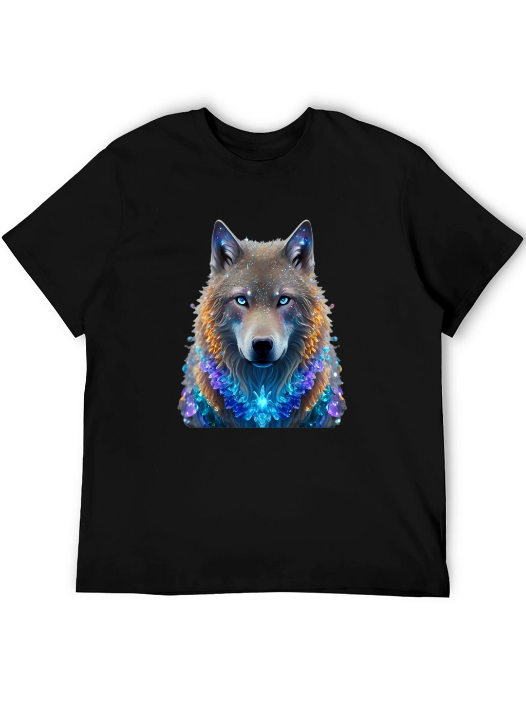Wolf Graphic Black T-Shirt