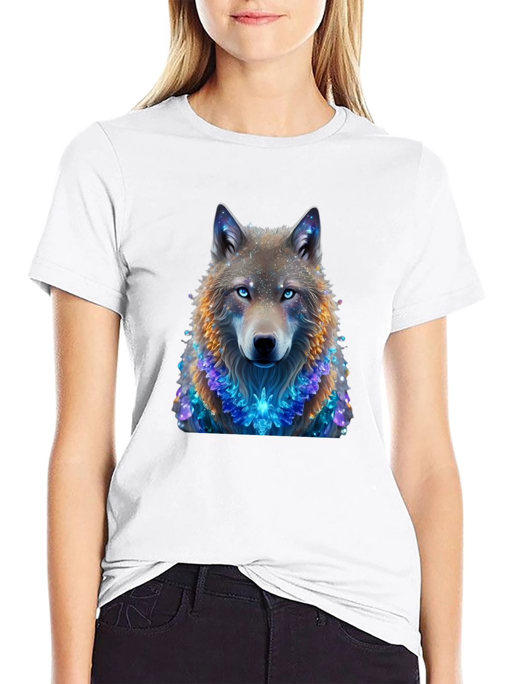 Wolf Graphic Black T-Shirt