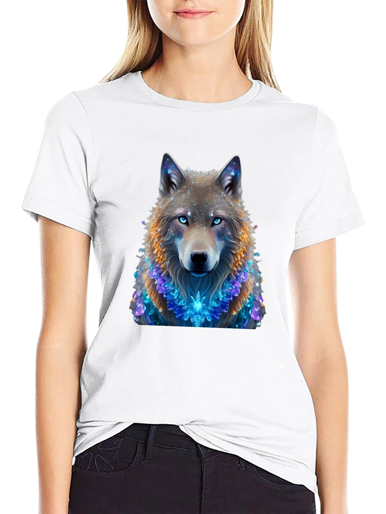 Wolf Graphic Black T-Shirt