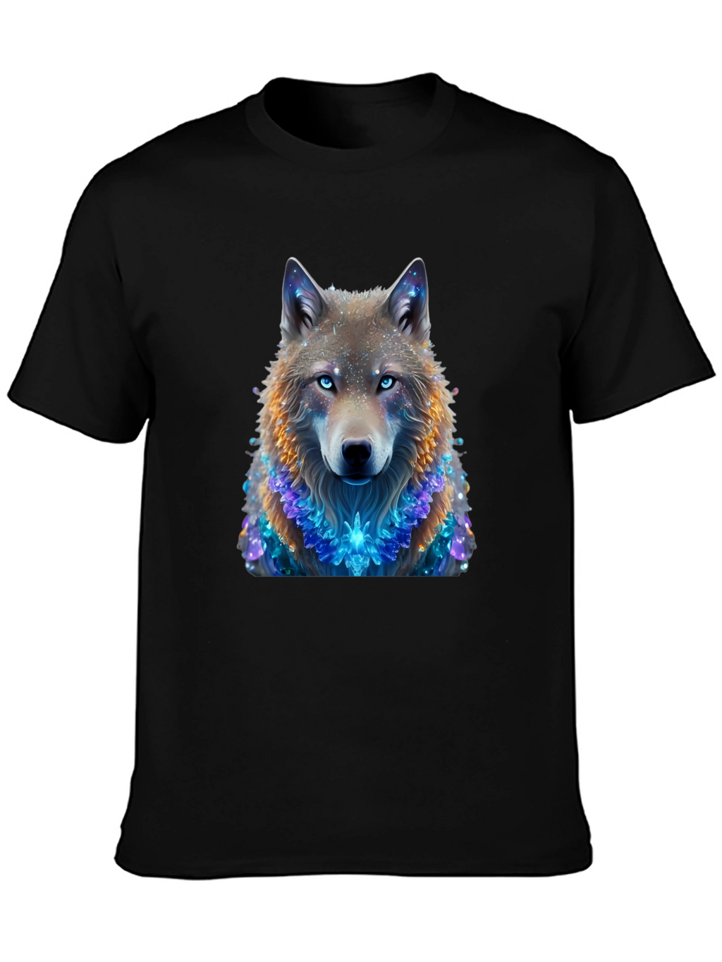 Wolf Graphic Black T-Shirt