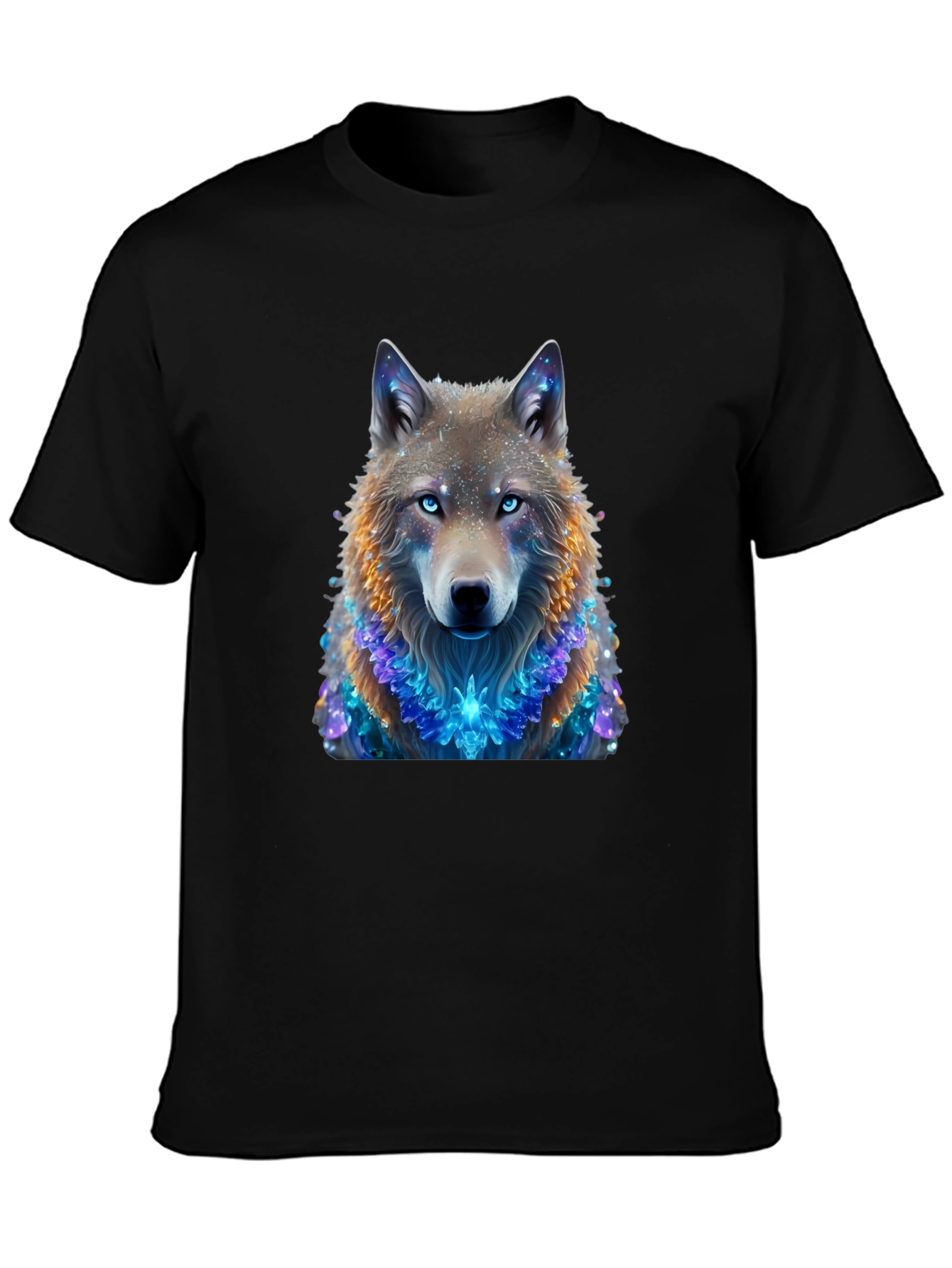 Wolf Graphic Black T-Shirt