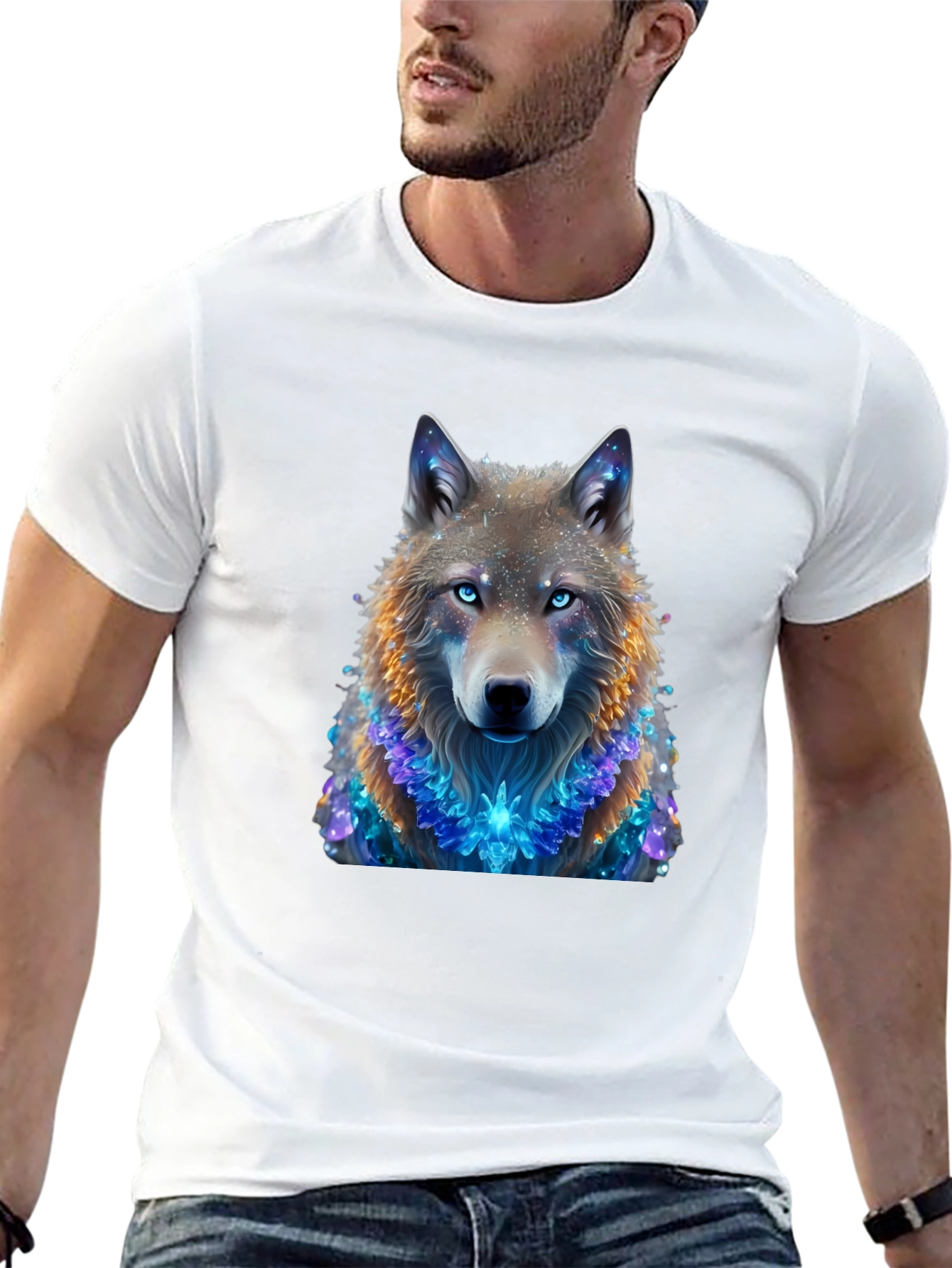 Wolf Graphic Black T-Shirt