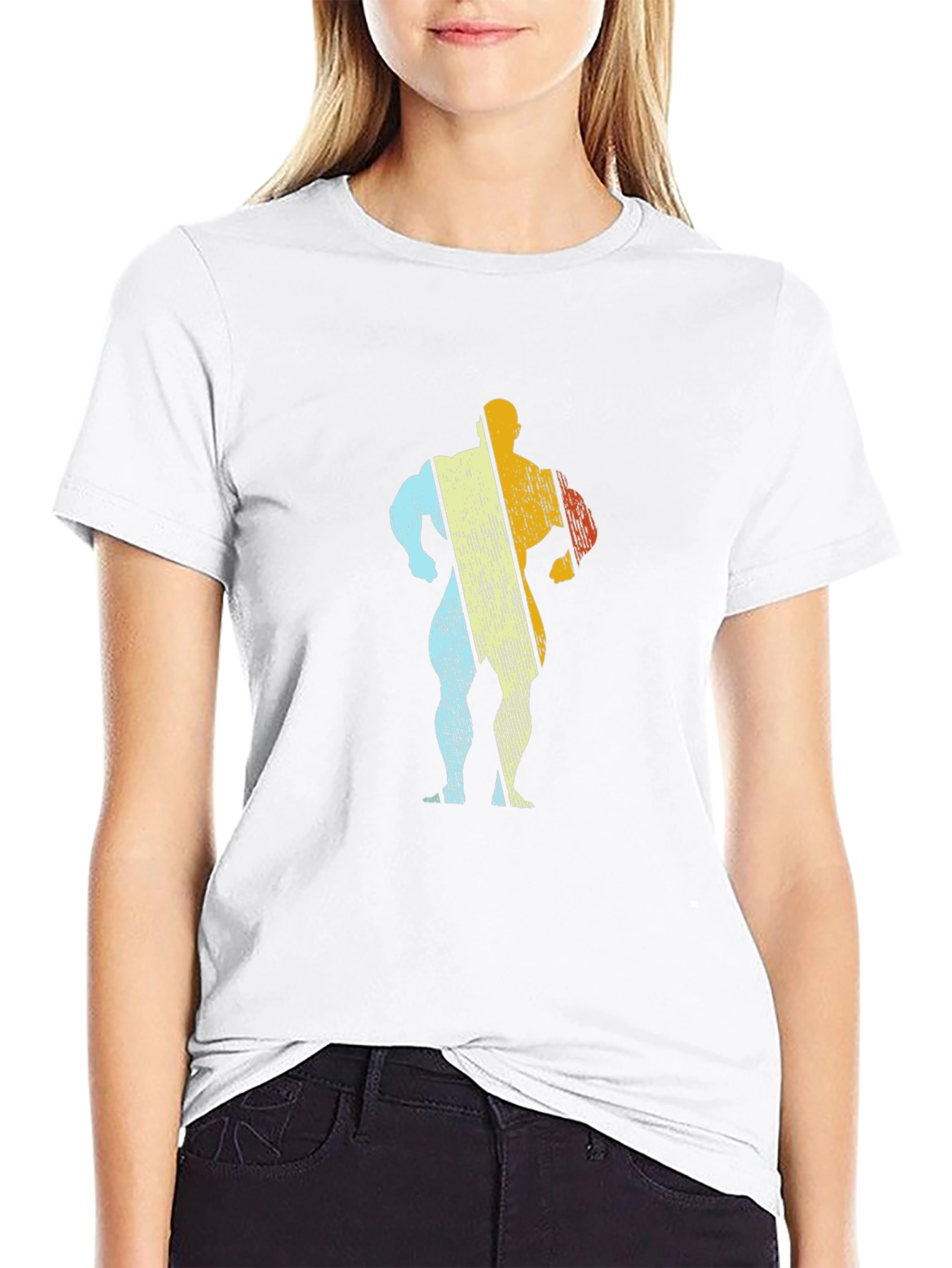 Retro Bodybuilder Graphic T-Shirt