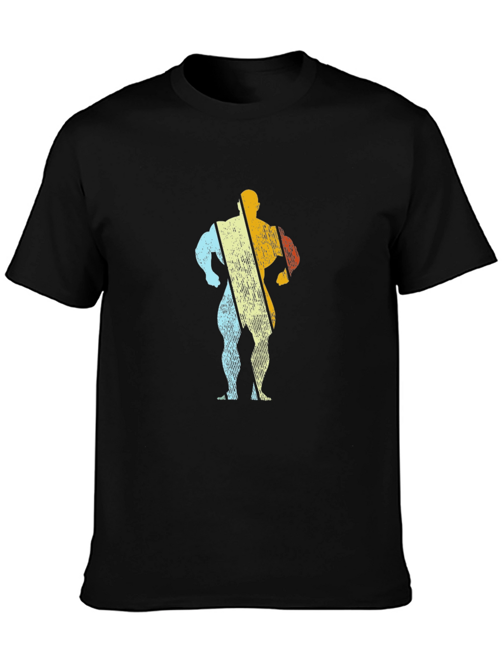 Retro Bodybuilder Graphic T-Shirt