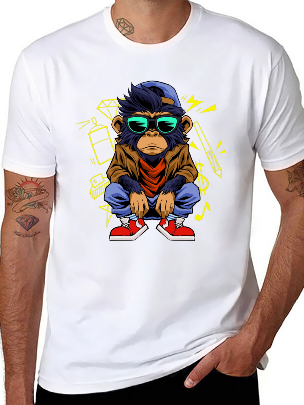 Cool Monkey Graphic Tee - Streetwear Style