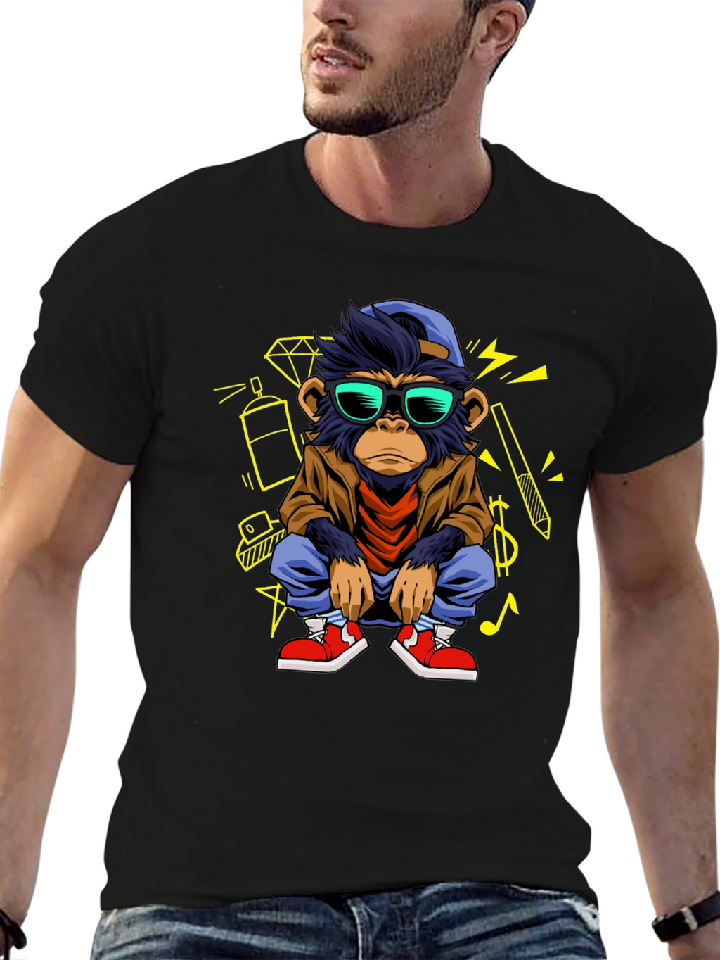 Cool Monkey Graphic Tee - Streetwear Style