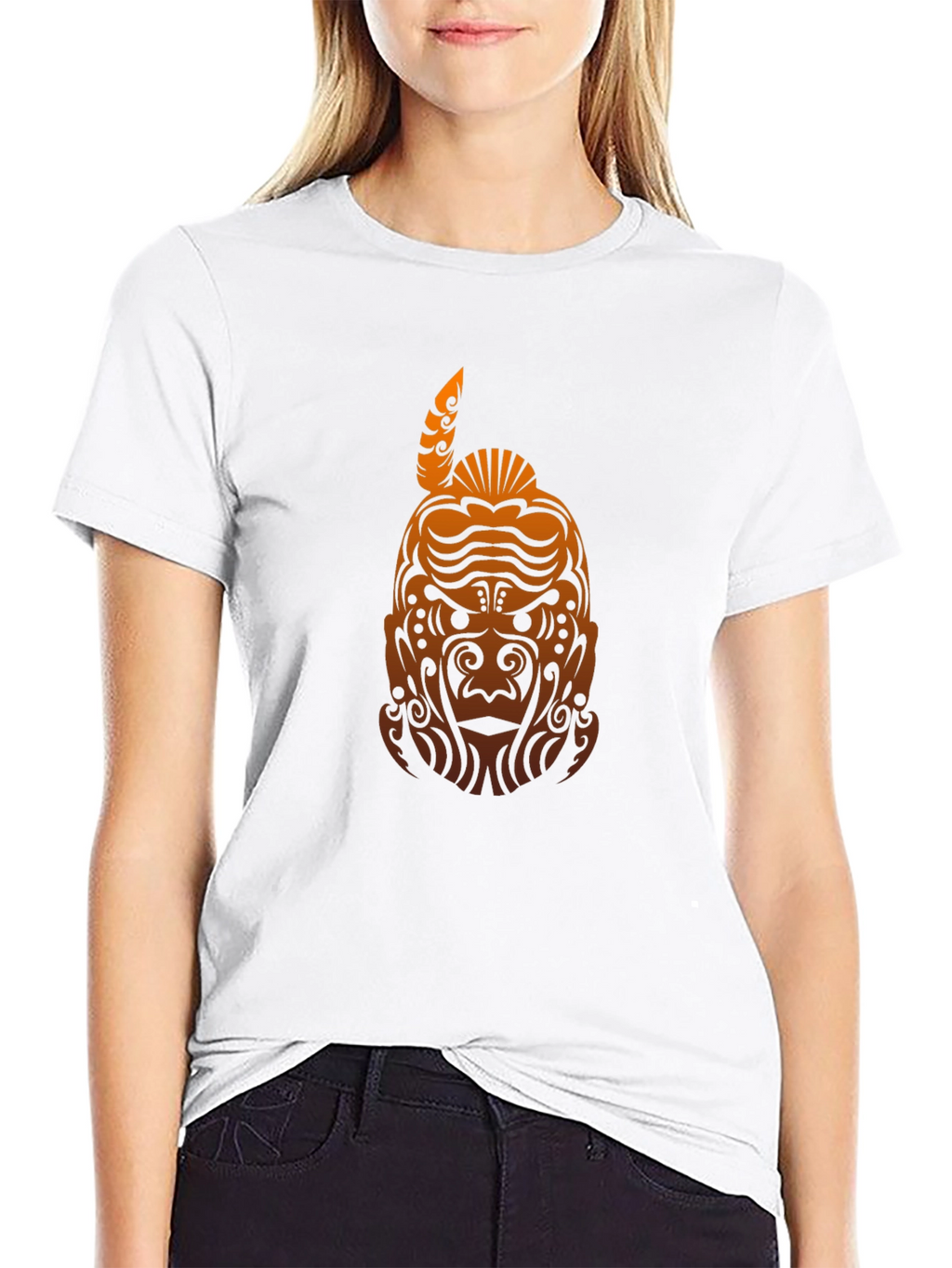 Tribal Gorilla Graphic Tee - Mens Black T-Shirt