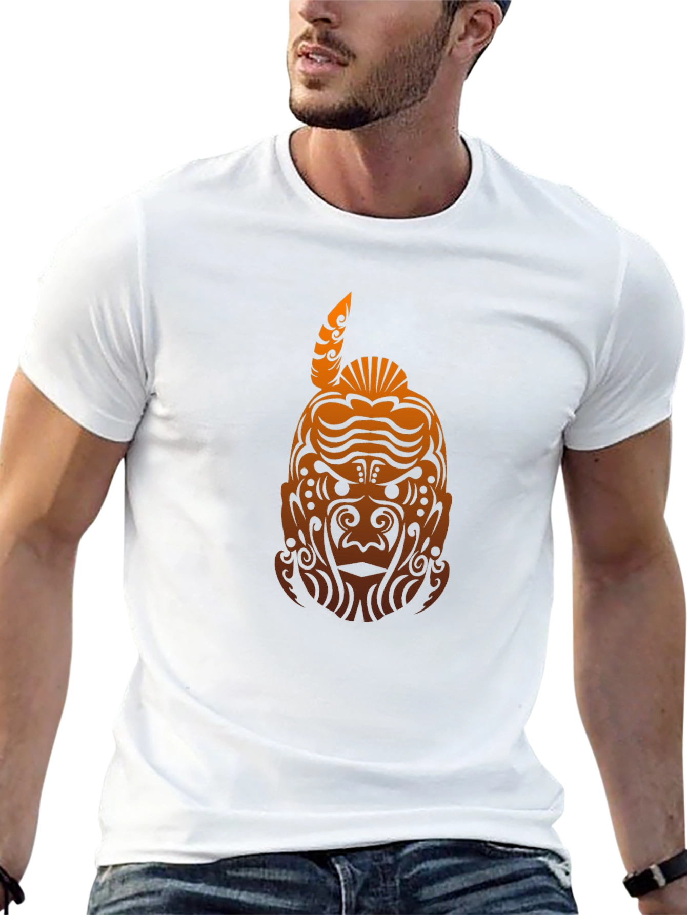 Tribal Gorilla Graphic Tee - Mens Black T-Shirt