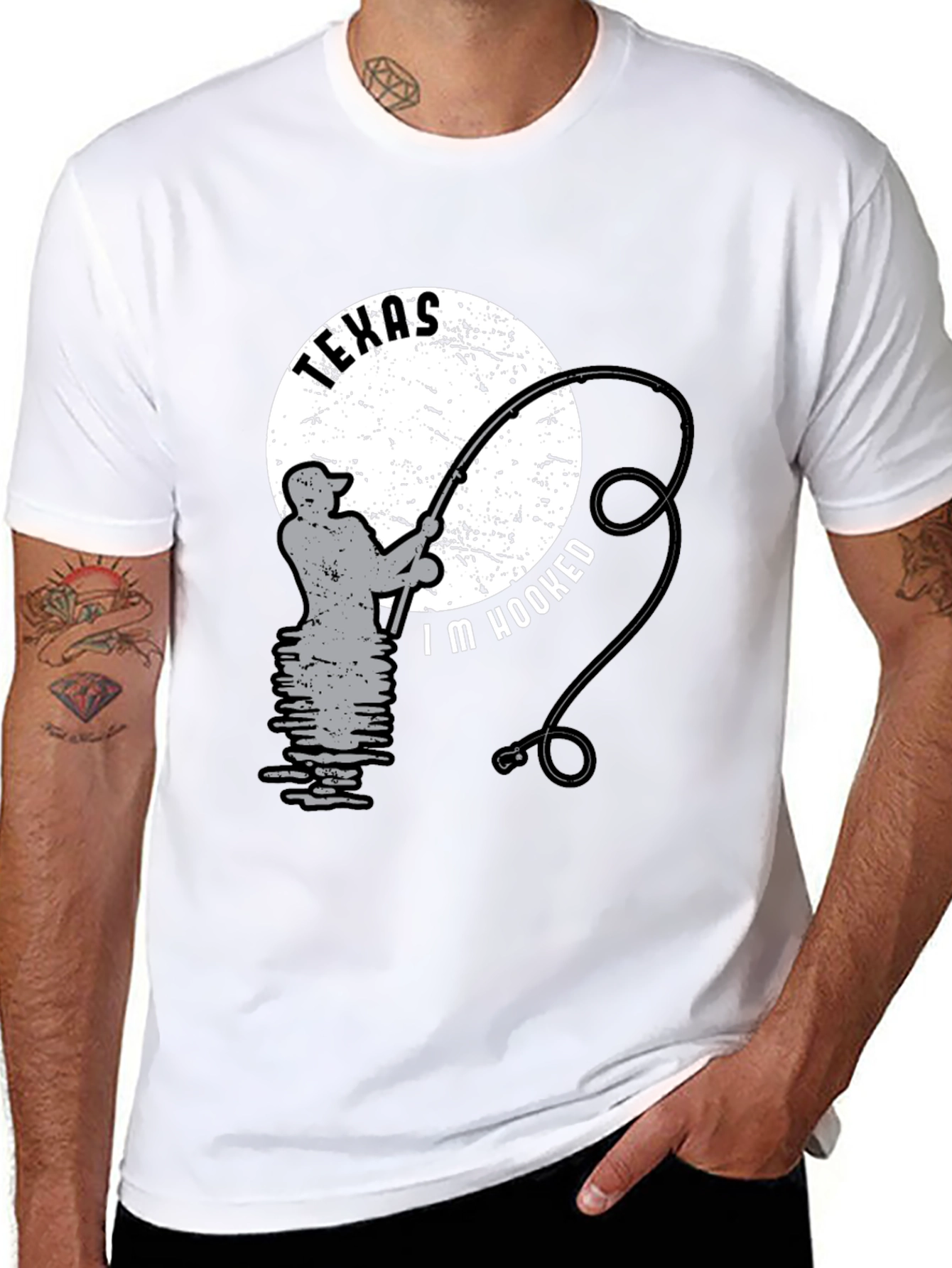 Texas Fishing T-Shirt - Im Hooked!