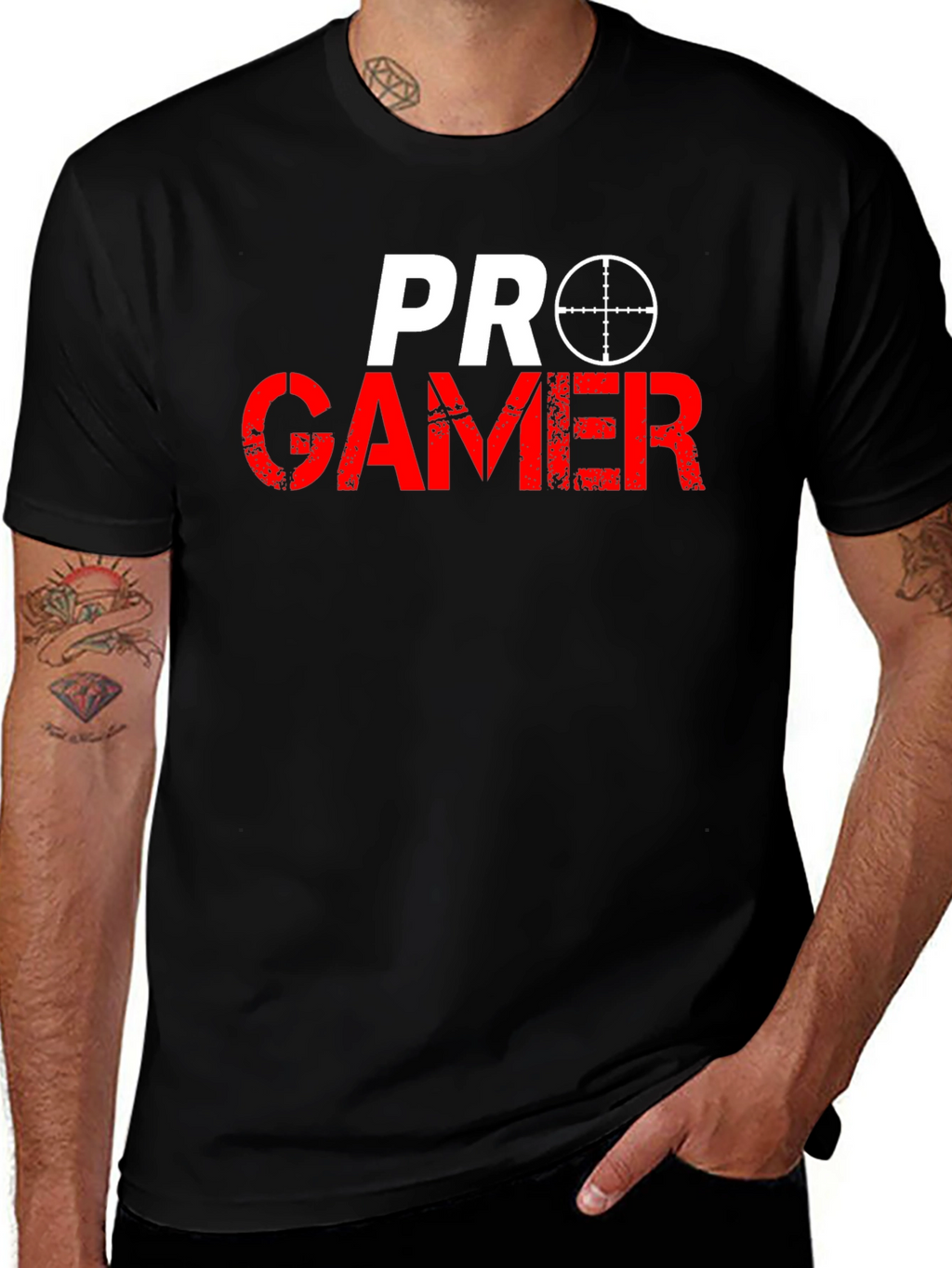 Pro Gamer T-Shirt - Black Cotton Tee