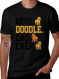 Best Doodle Dad Ever Graphic T-Shirt