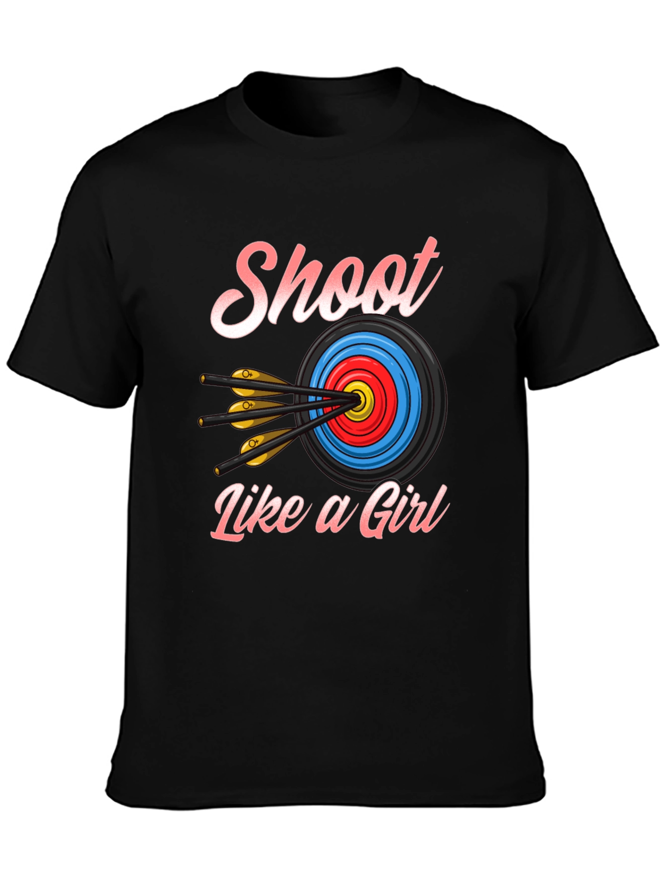 Shoot Like a Girl T-Shirt - Archery Design