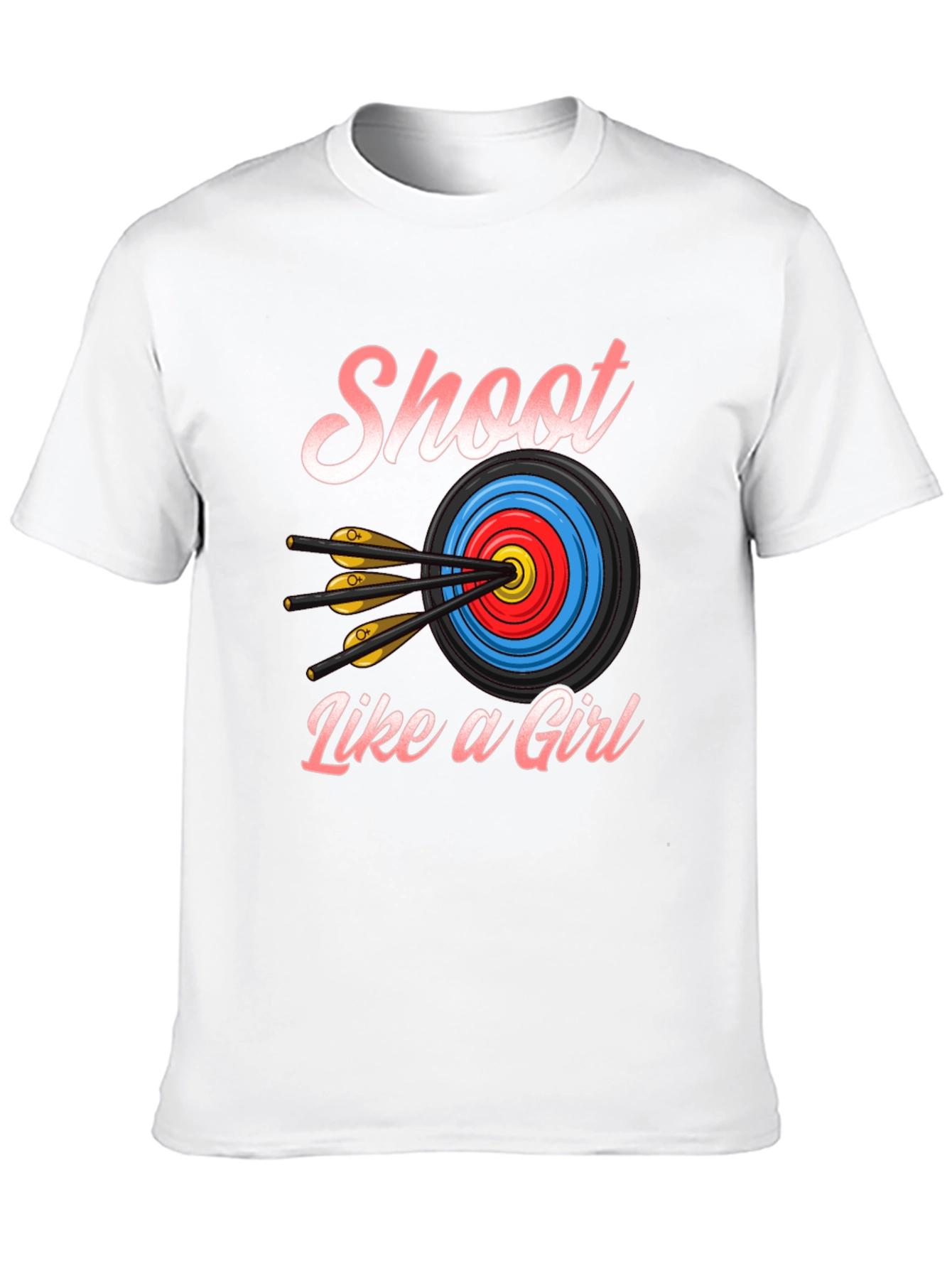 Shoot Like a Girl T-Shirt - Archery Design