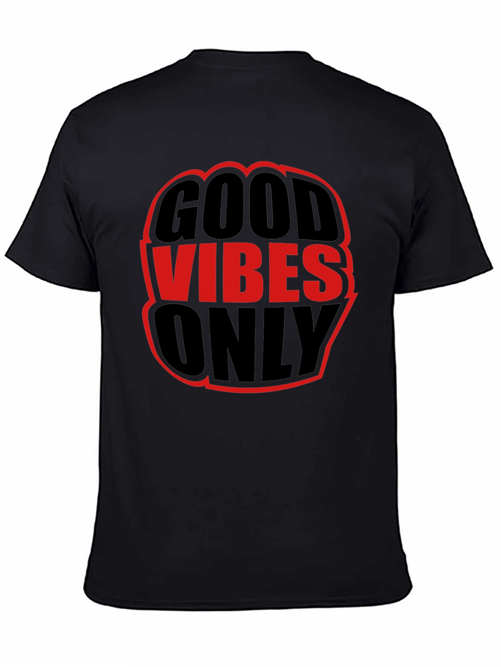 Good Vibes Only Graphic Tee - Black