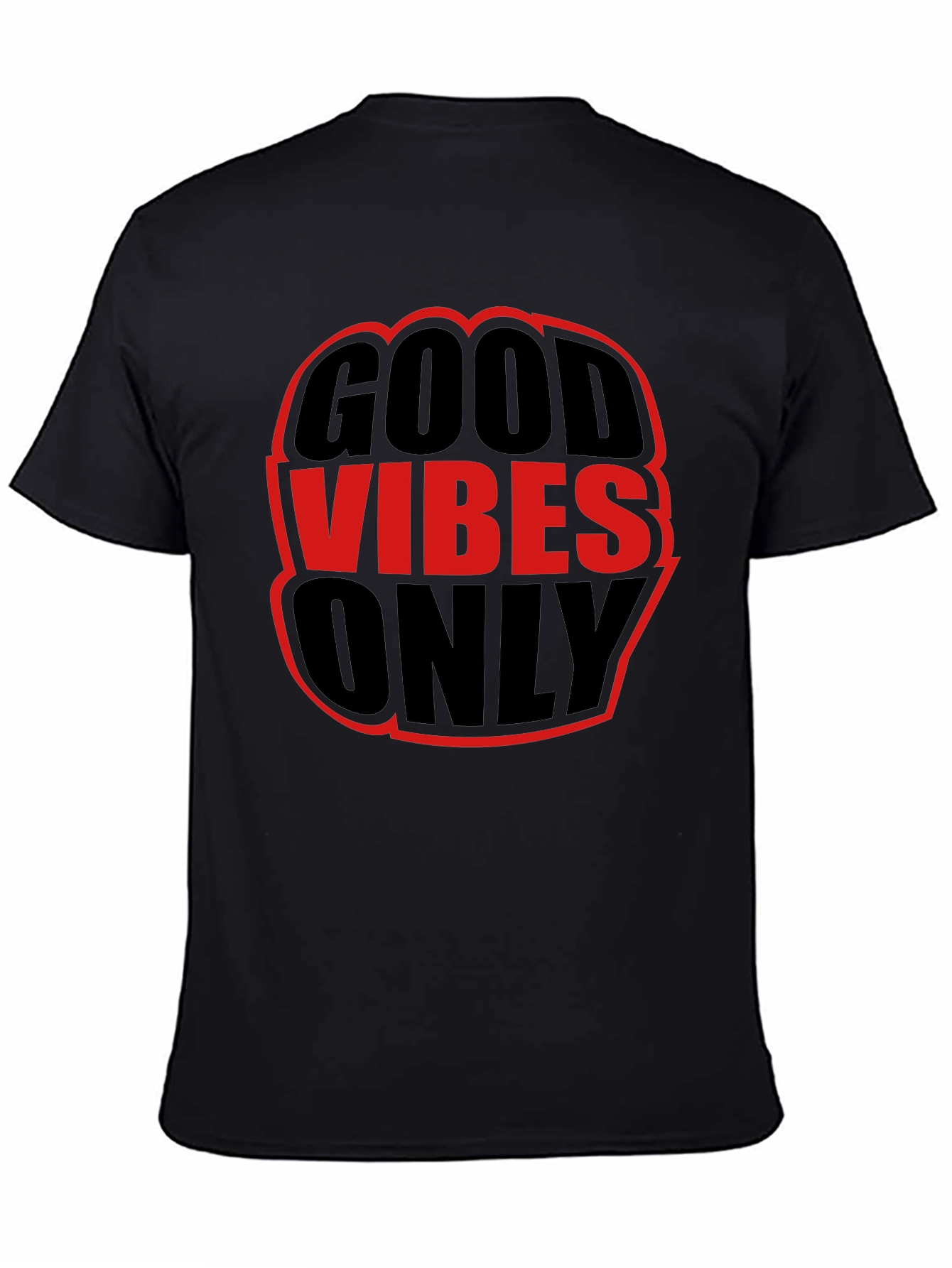 Good Vibes Only Graphic Tee - Black