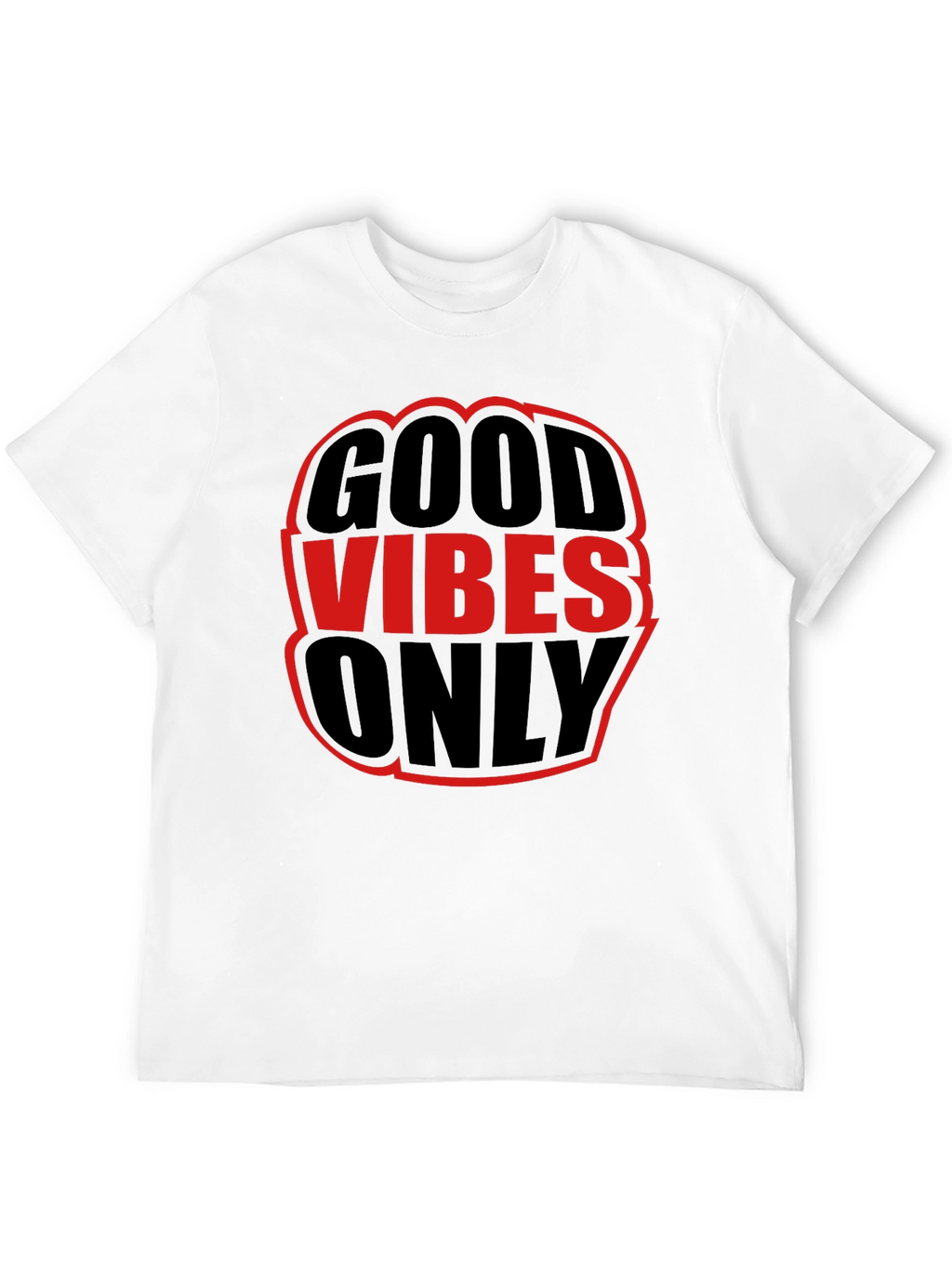 Good Vibes Only Graphic Tee - Black
