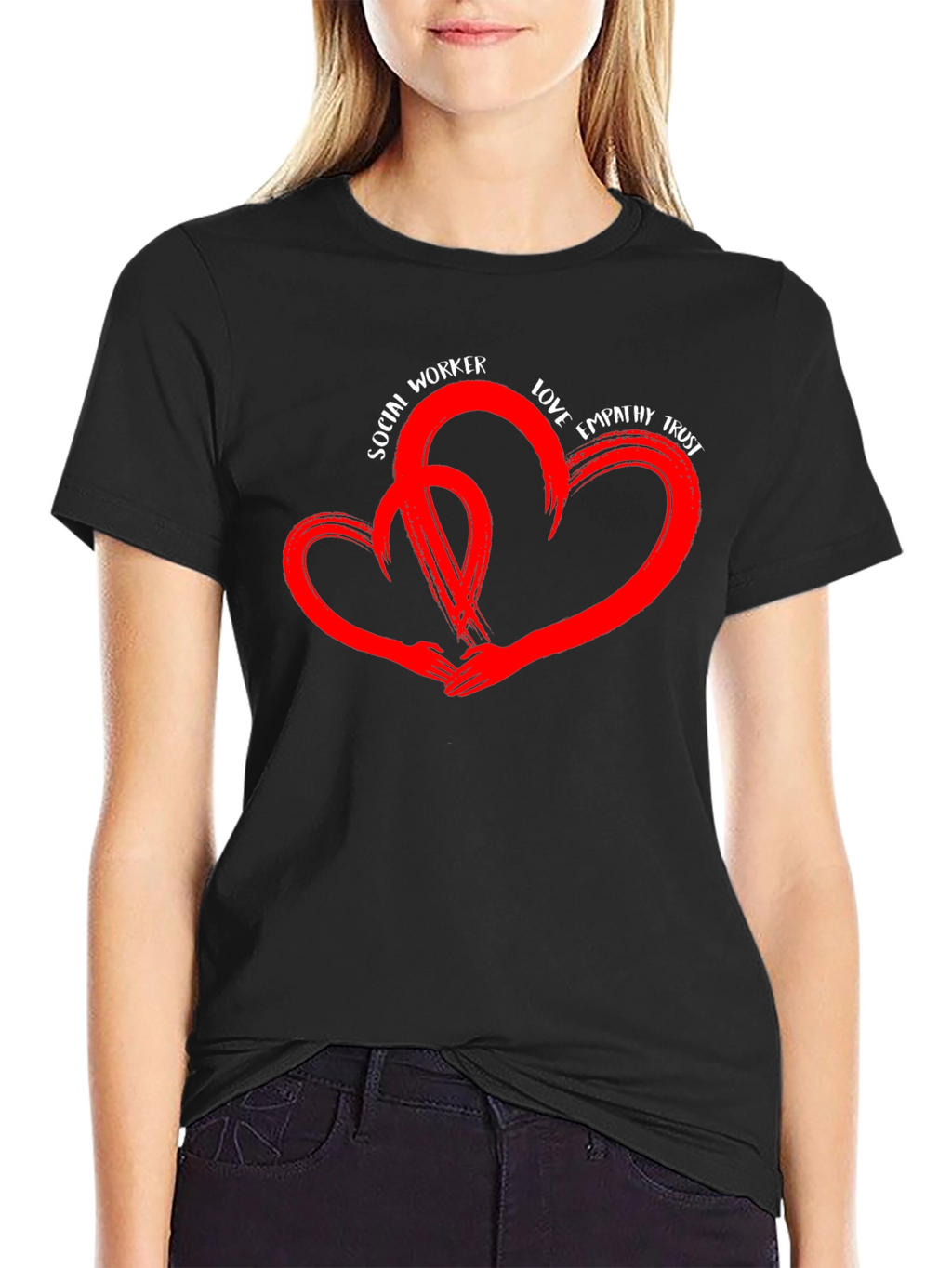 Social Worker Love Heart T-Shirt