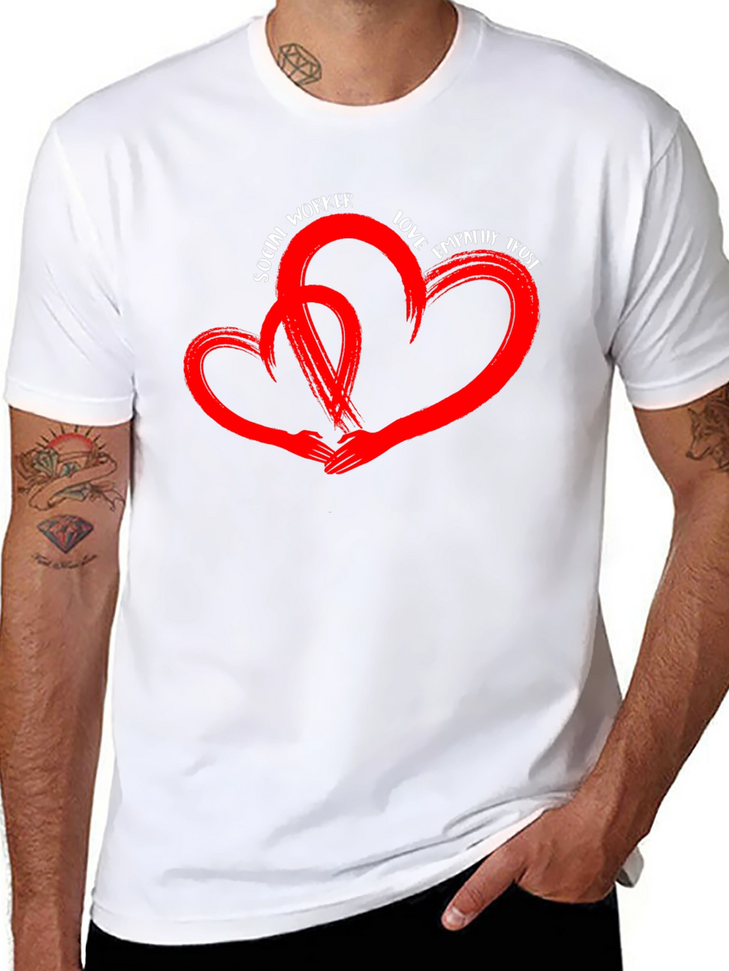 Social Worker Love Heart T-Shirt