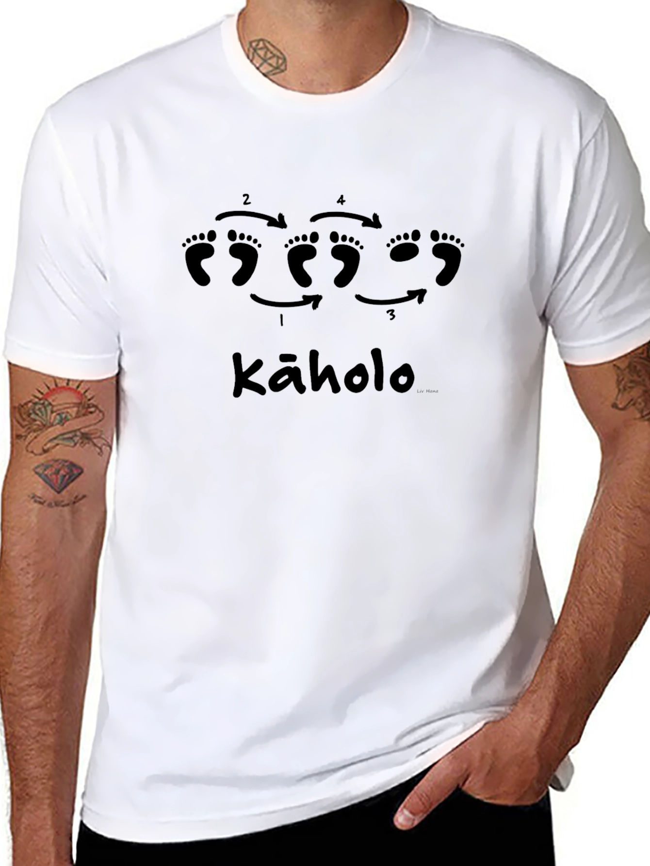 Kaholo Dance Steps Graphic T-Shirt