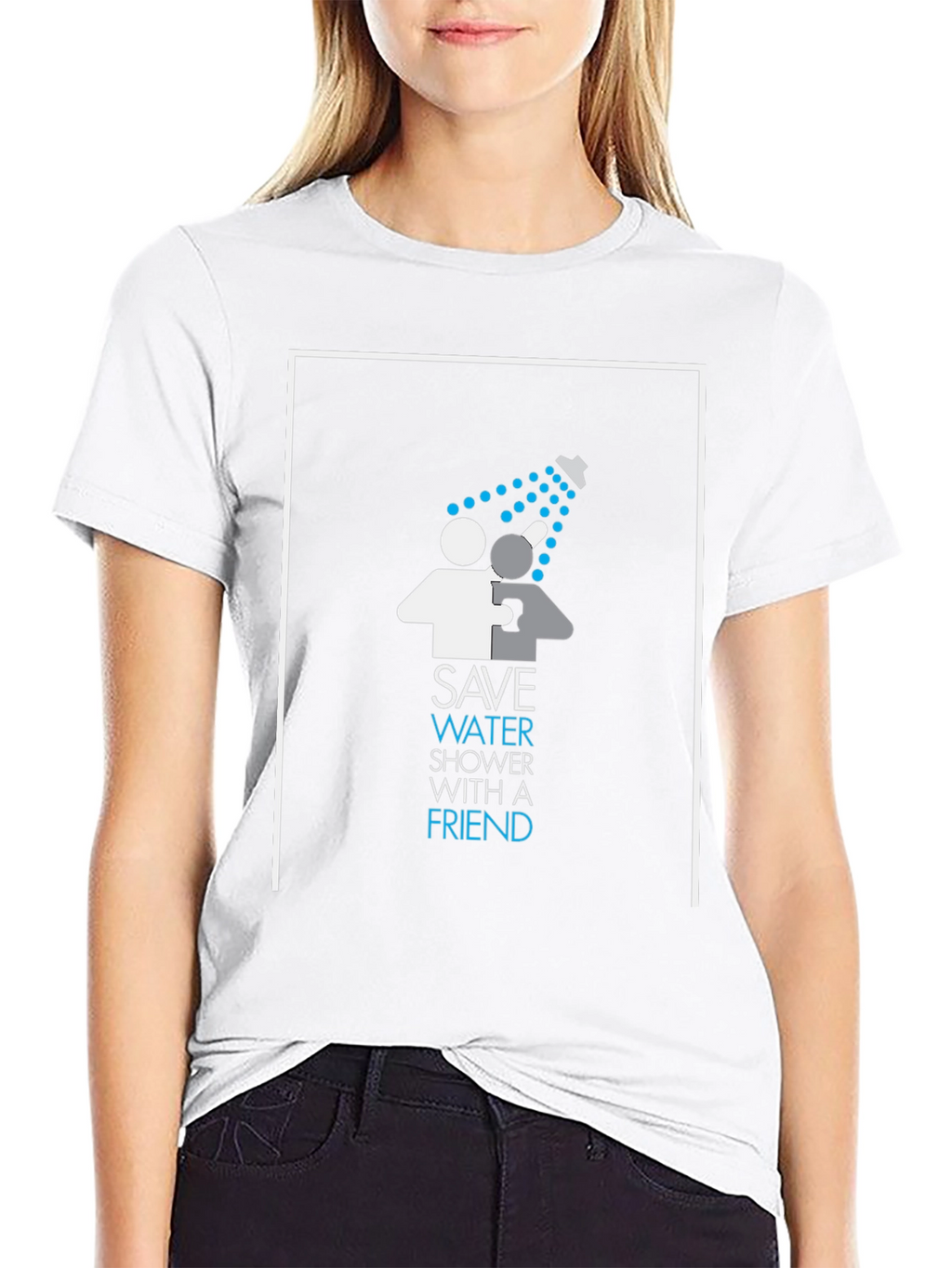 Save Water Shower With A Friend Graphic T-Shirt