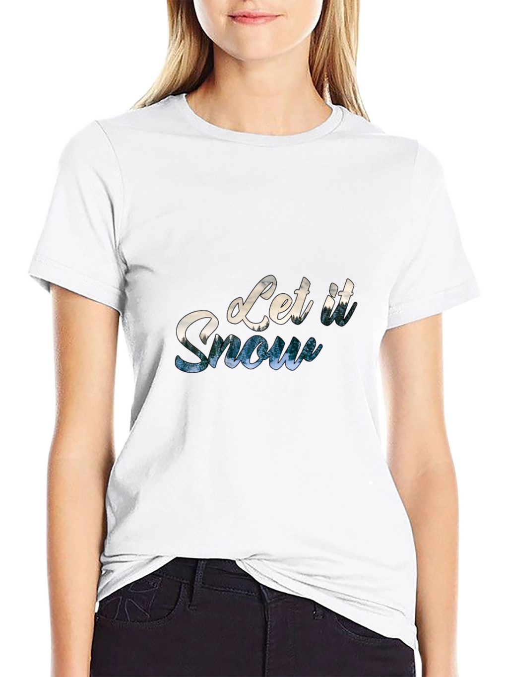 Let it Snow Graphic Tee - Winter Holiday T-Shirt