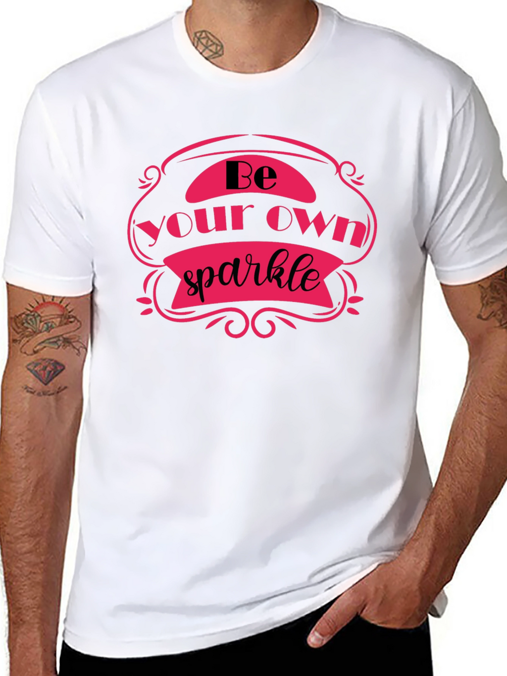 Be Your Own Sparkle Black T-Shirt