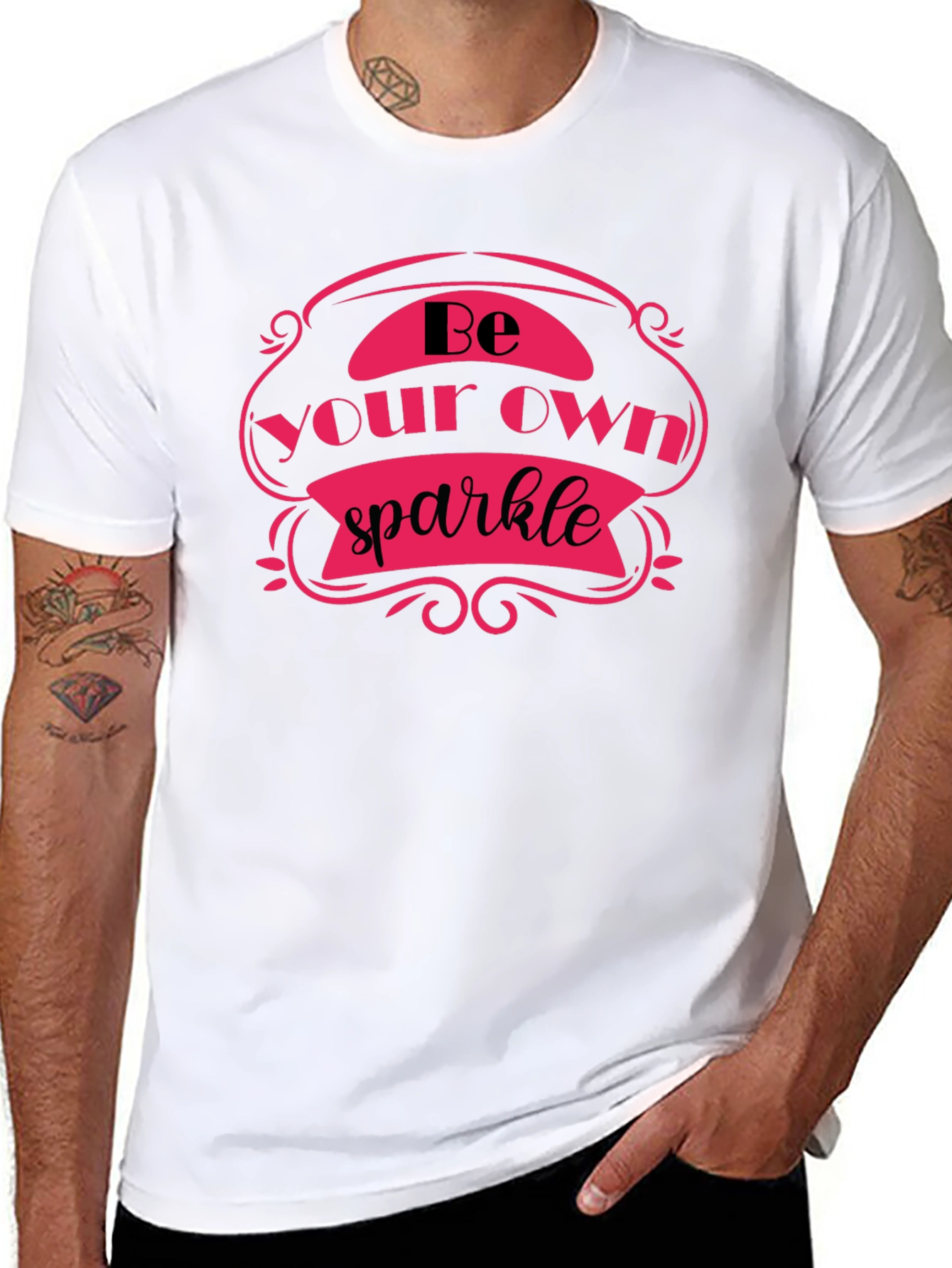 Be Your Own Sparkle Black T-Shirt