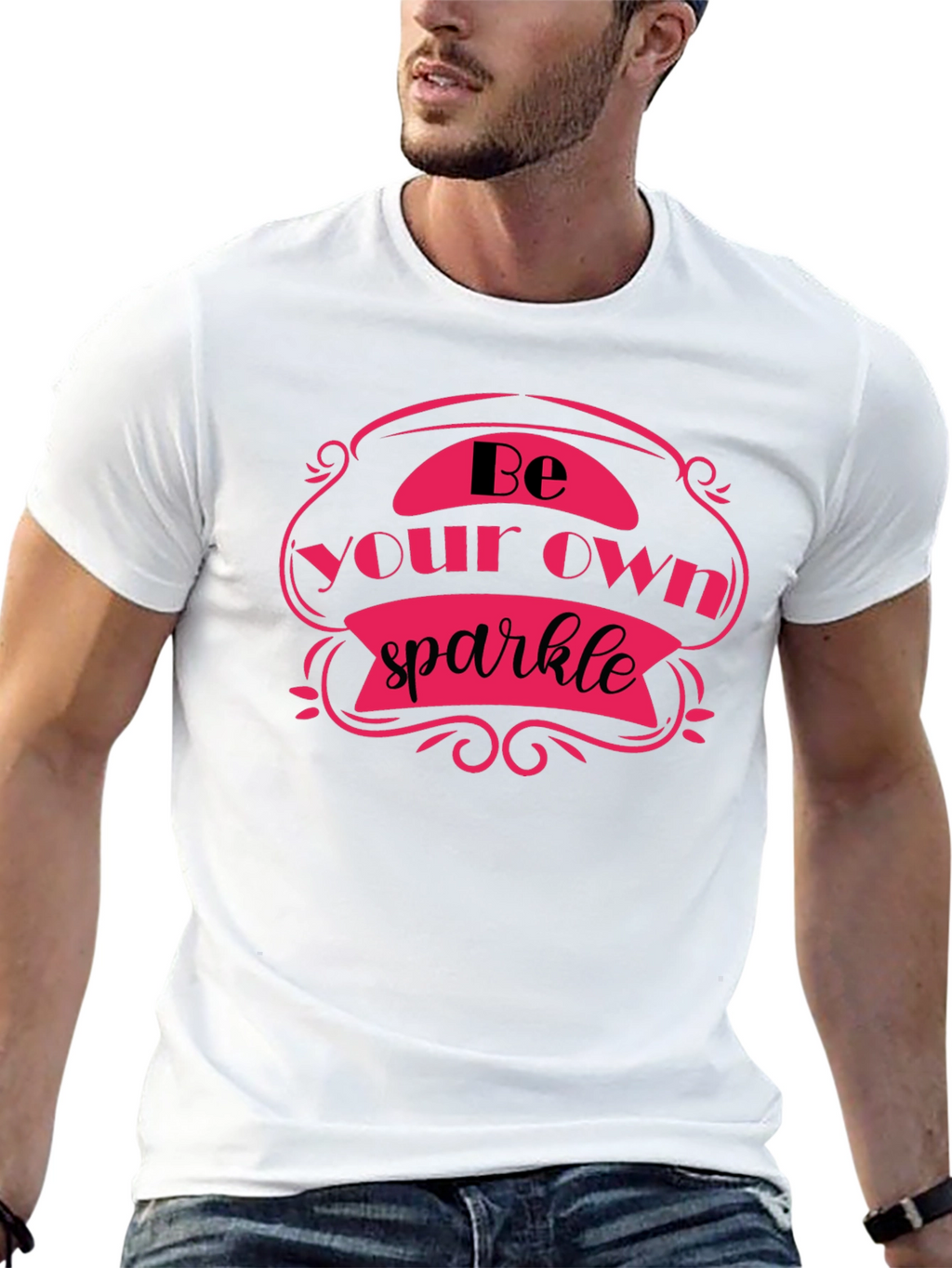 Be Your Own Sparkle Black T-Shirt