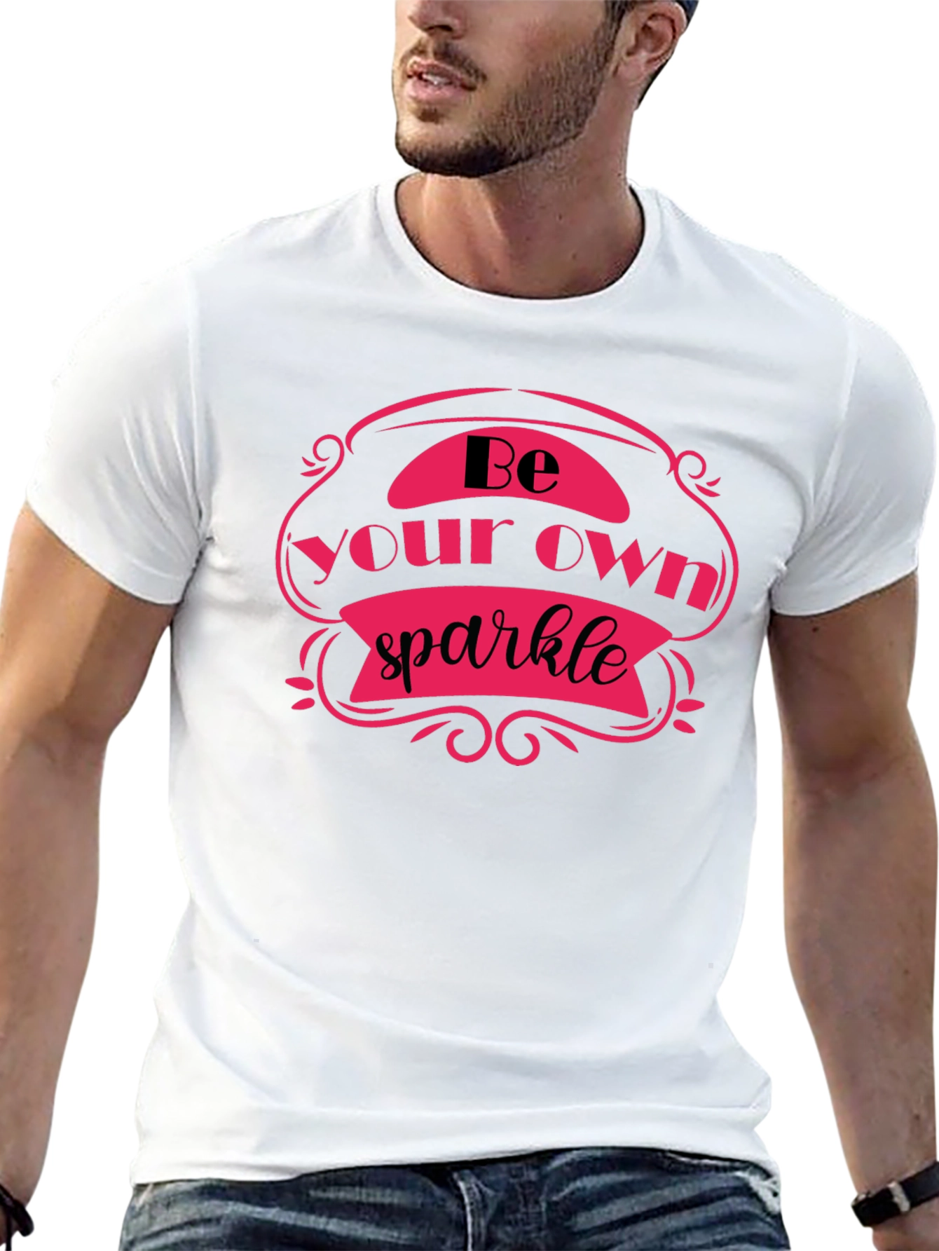 Be Your Own Sparkle Black T-Shirt