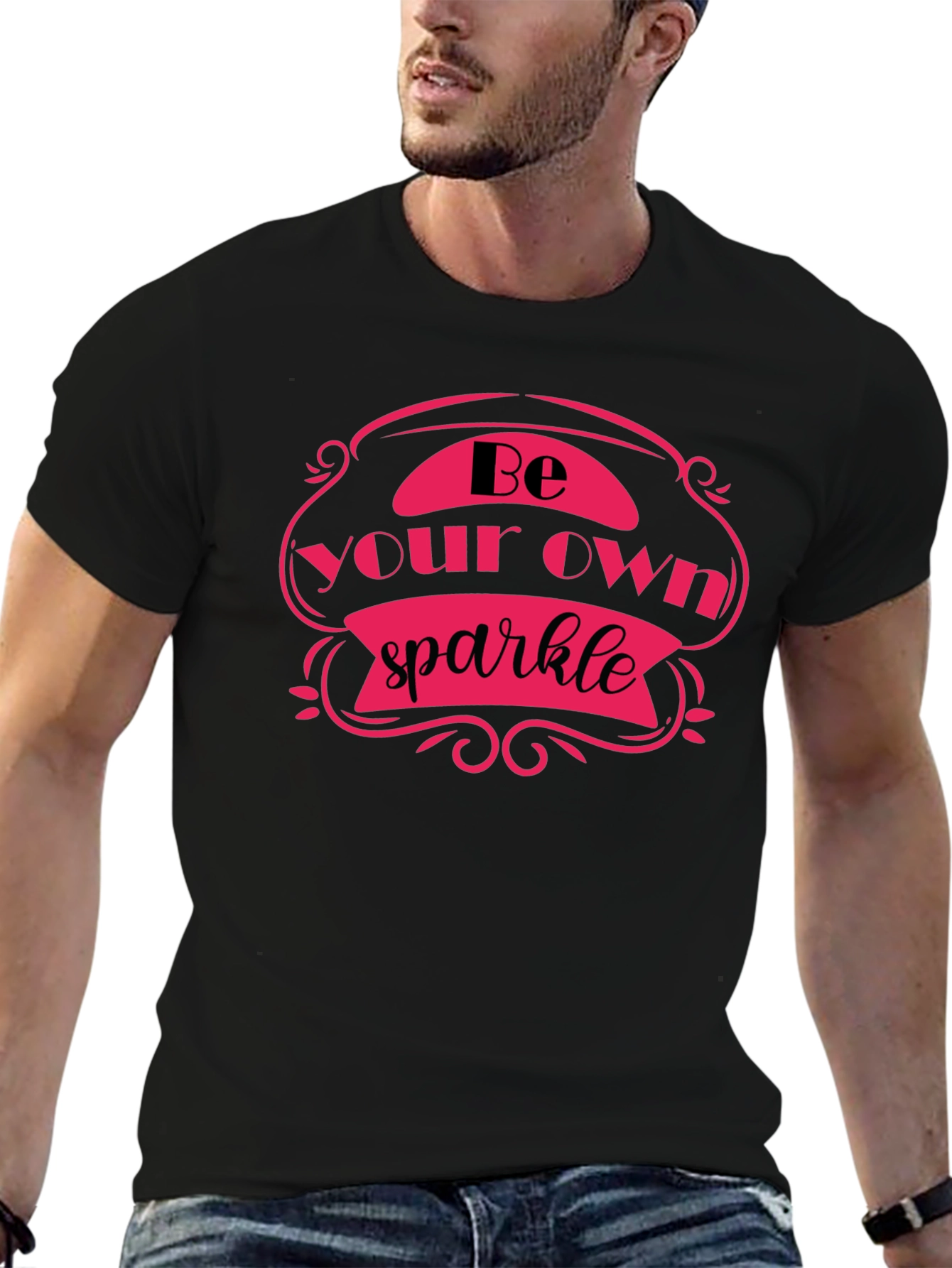 Be Your Own Sparkle Black T-Shirt