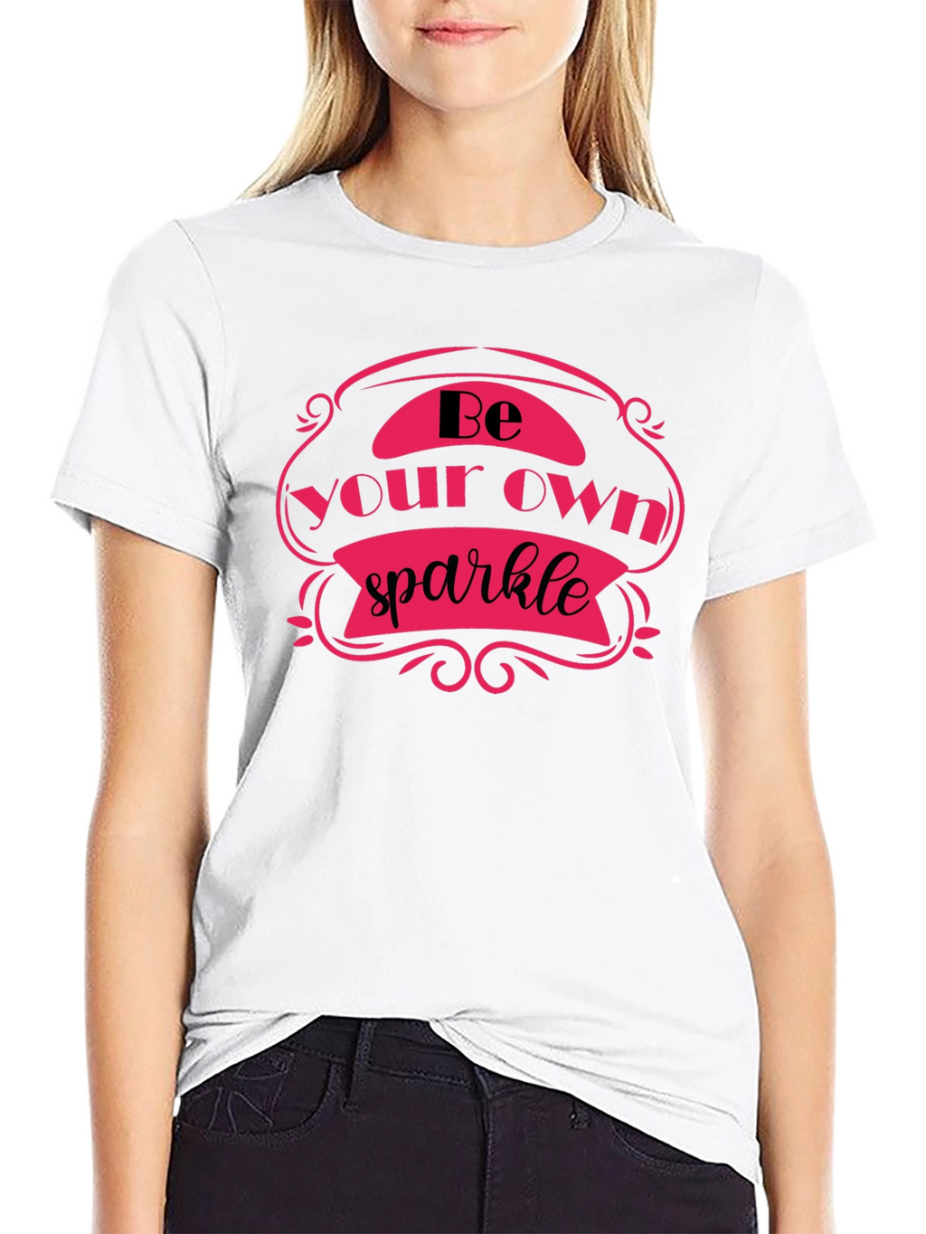 Be Your Own Sparkle Black T-Shirt