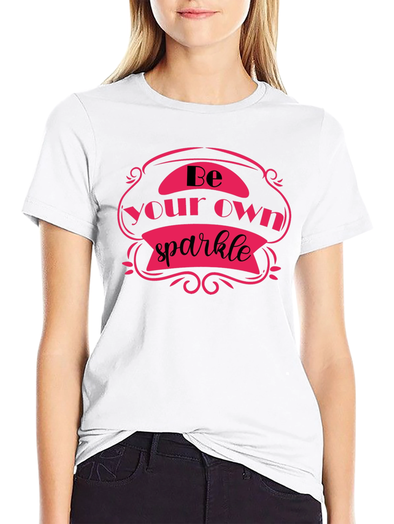 Be Your Own Sparkle Black T-Shirt
