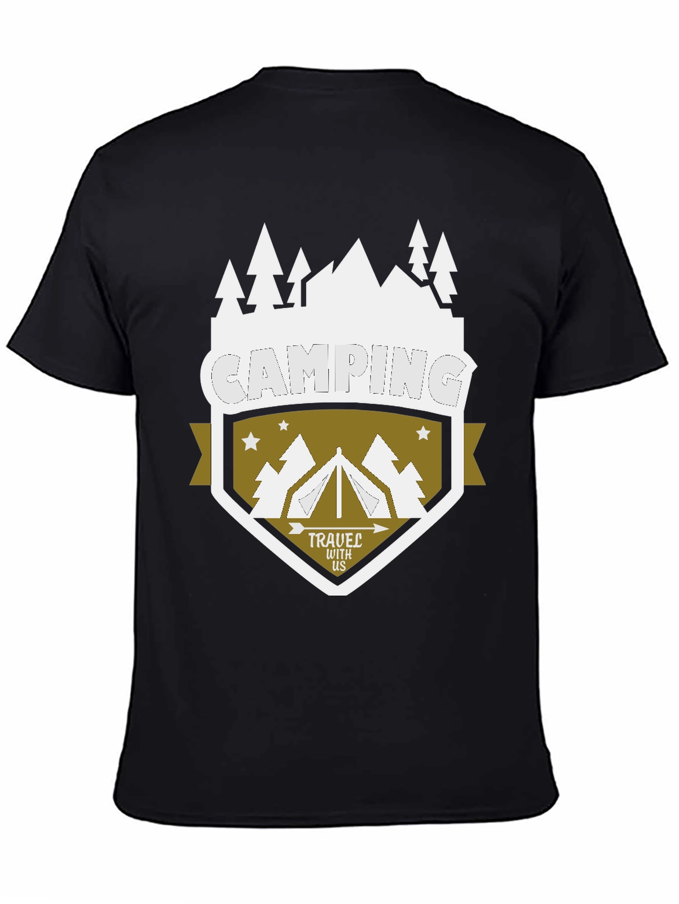 Camping Adventure Graphic T-Shirt - Travel With Us