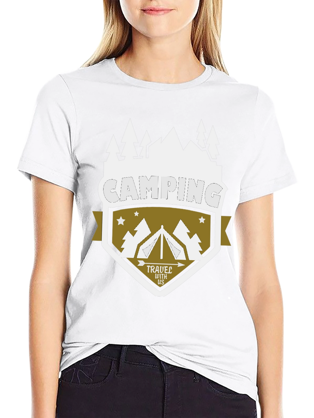 Camping Adventure Graphic T-Shirt - Travel With Us
