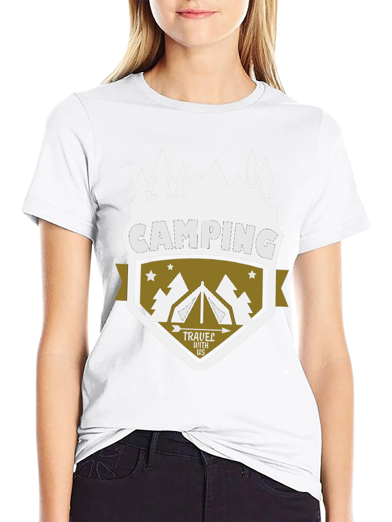 Camping Adventure Graphic T-Shirt - Travel With Us
