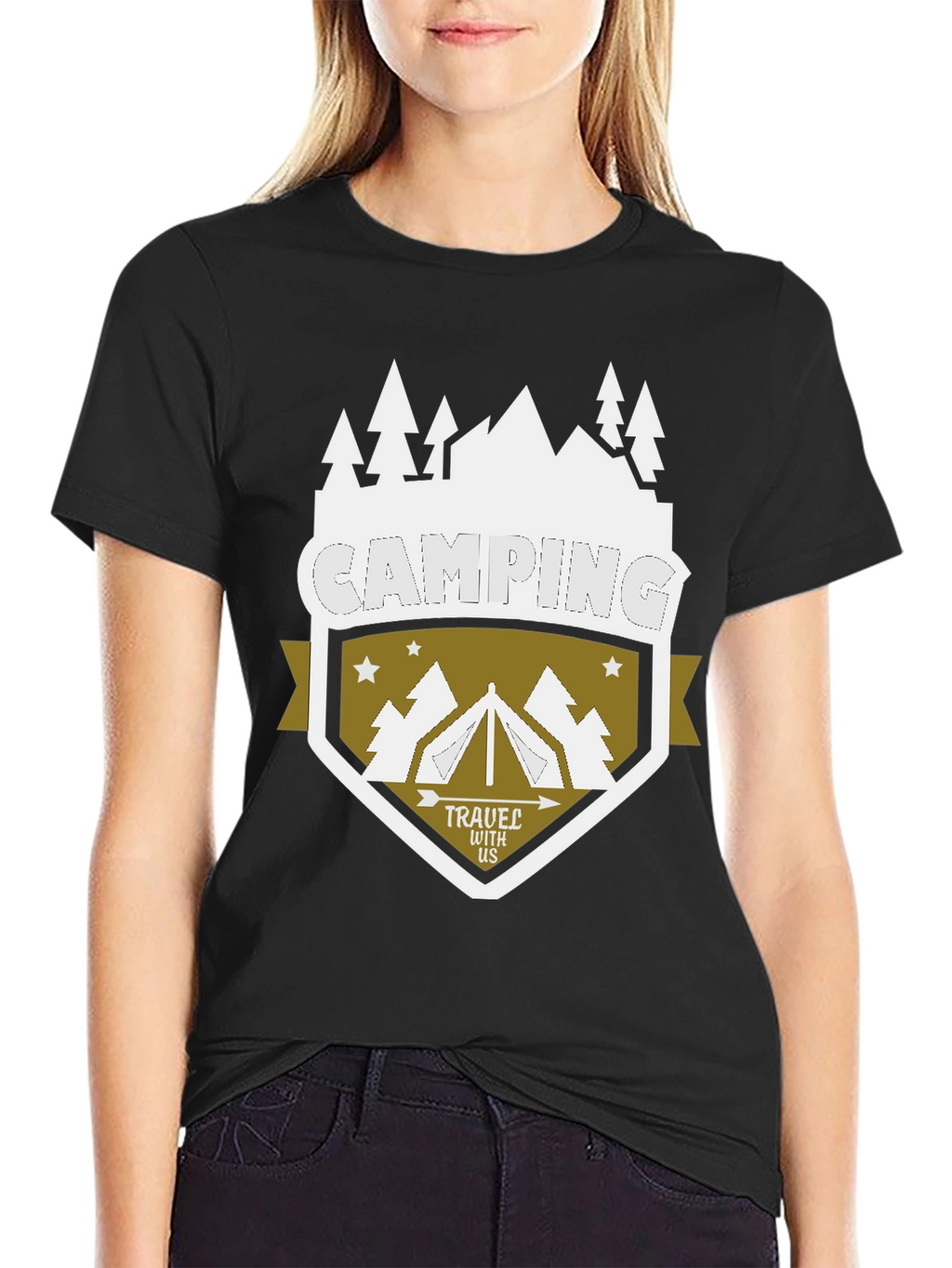 Camping Adventure Graphic T-Shirt - Travel With Us