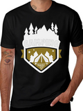 Camping Adventure Graphic T-Shirt - Travel With Us